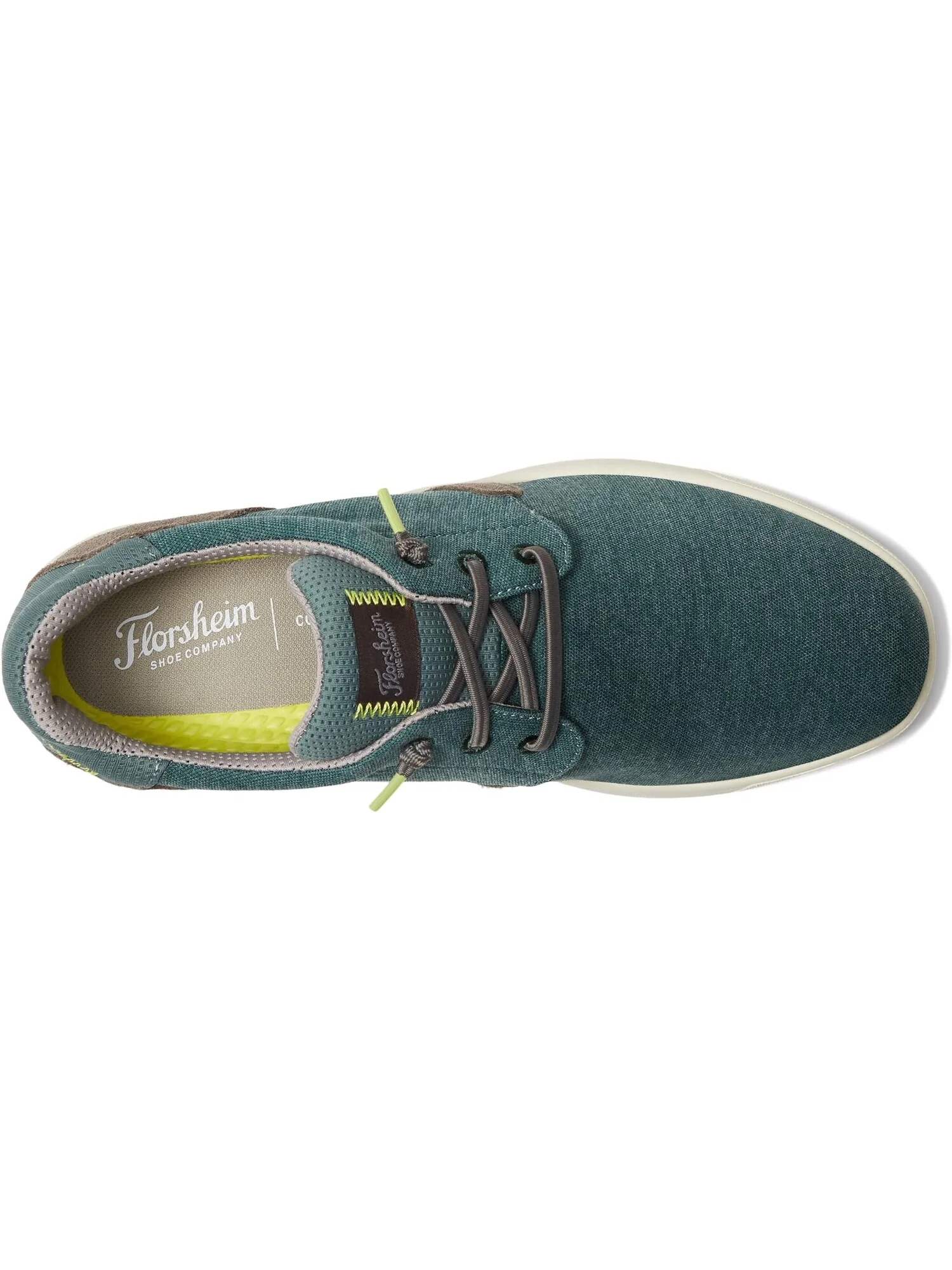 Кроссовки Florsheim Crossover Canvas Elastic Lace Slip-On Sneaker — изображение 2 из 4, зеленый