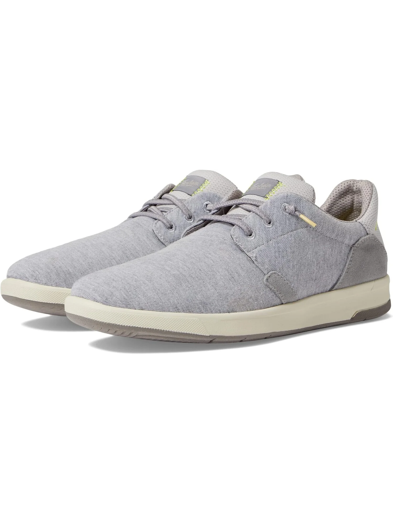 Кроссовки Florsheim Crossover Canvas Elastic Lace Slip-On Sneaker — изображение 1 из 4, светлый серый