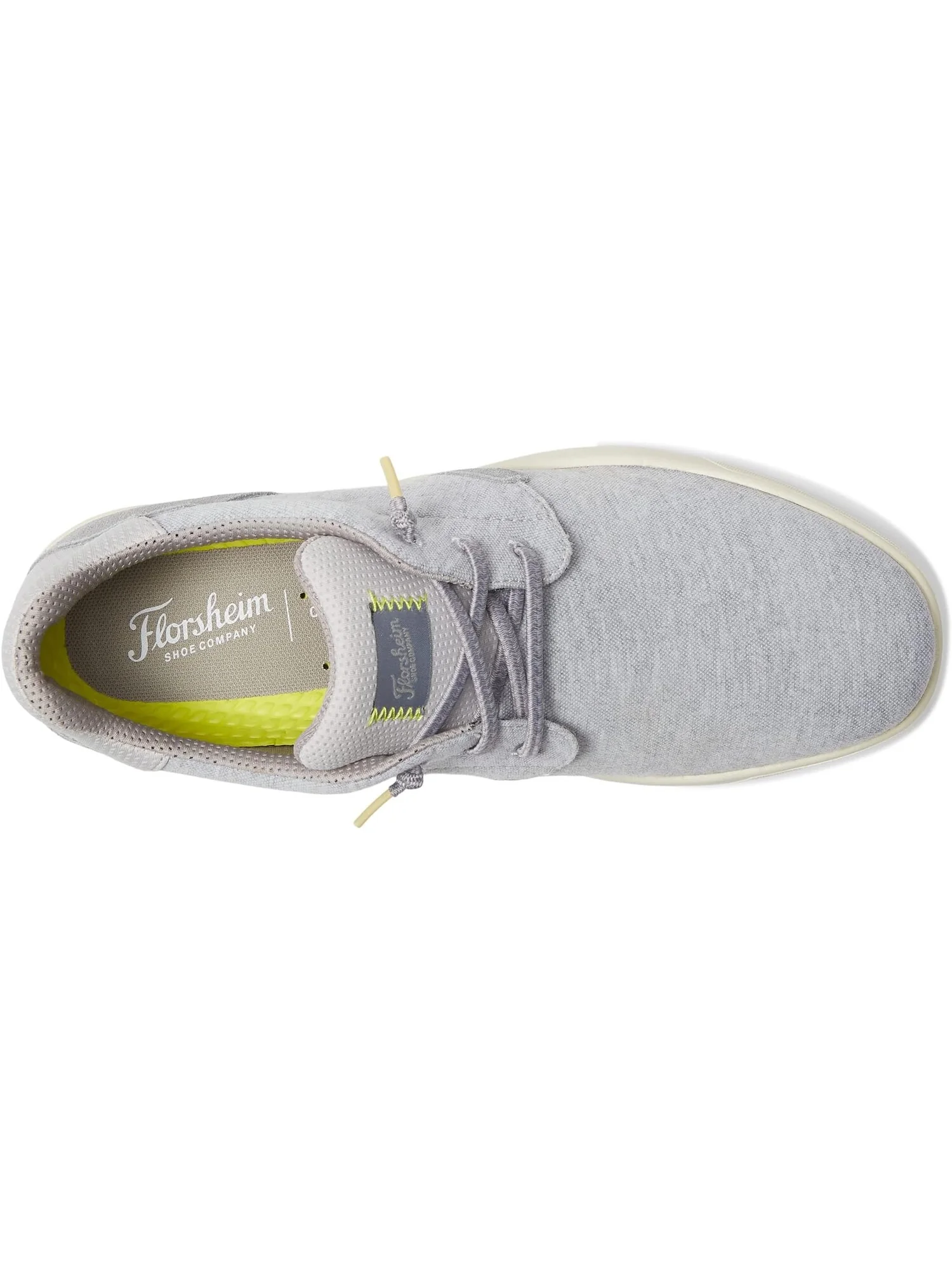 Кроссовки Florsheim Crossover Canvas Elastic Lace Slip-On Sneaker — изображение 2 из 4, светлый серый