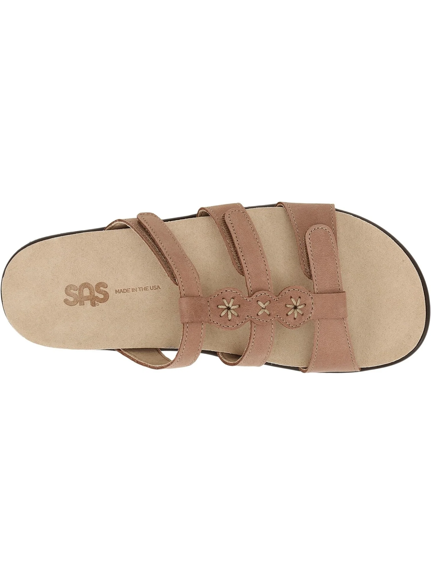 Сандалии SAS Naples Adjustable Comfort Slide — изображение 2 из 4, пралине
