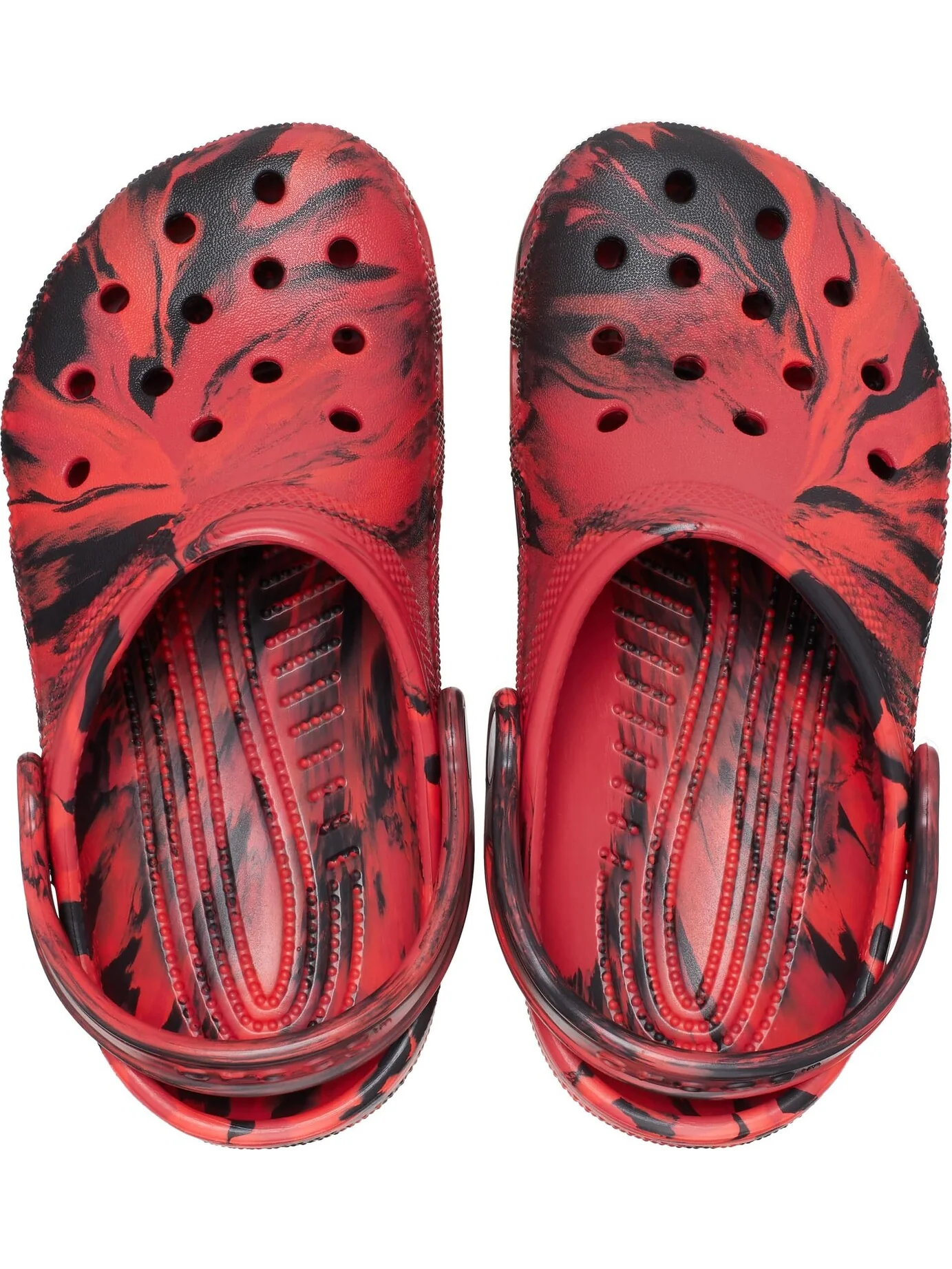 Сабо Classic Marbled Tie-Dye Clog Crocs — изображение 2 из 6, черный