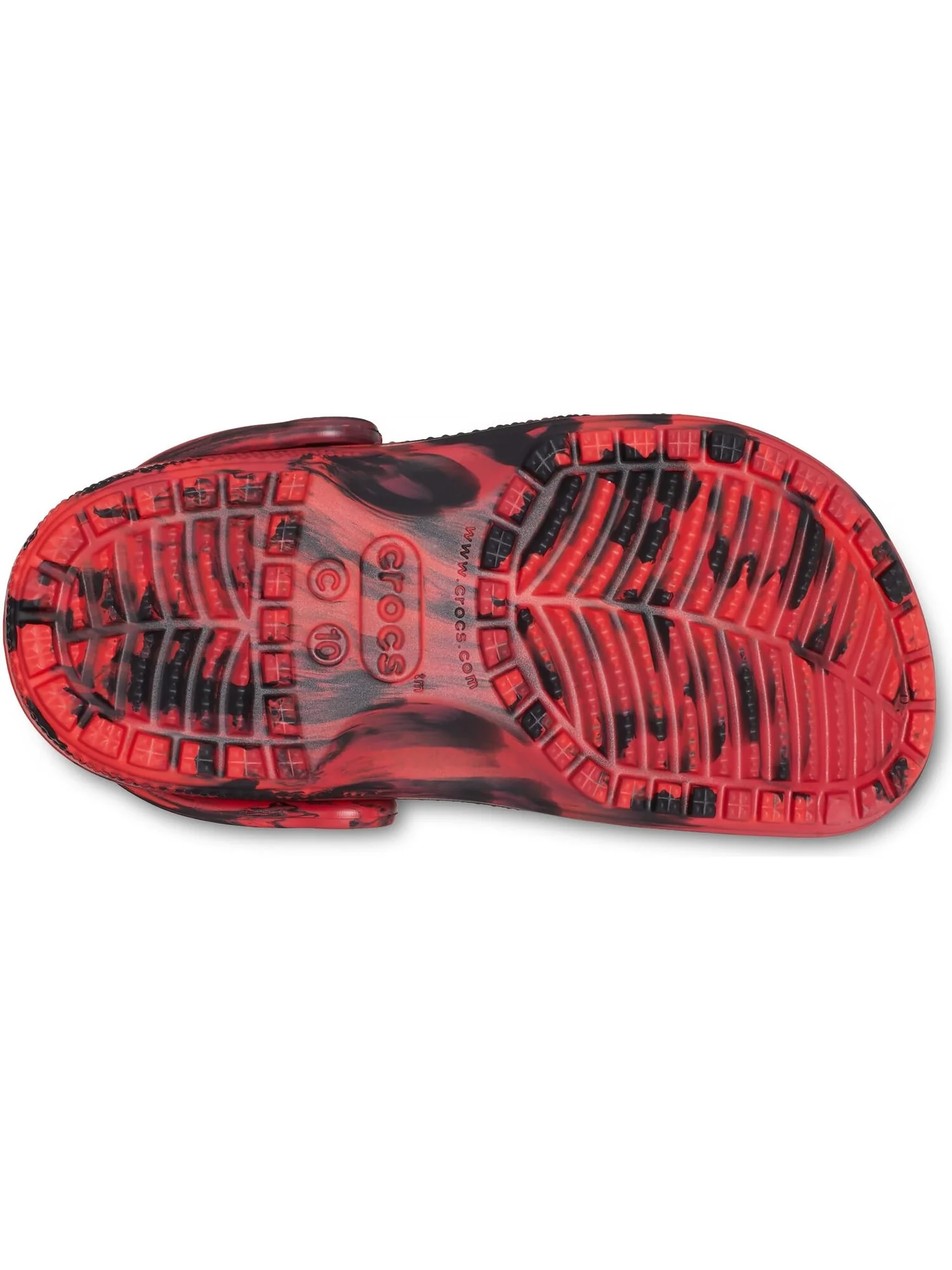 Сабо Classic Marbled Tie-Dye Clog Crocs — изображение 3 из 6, черный