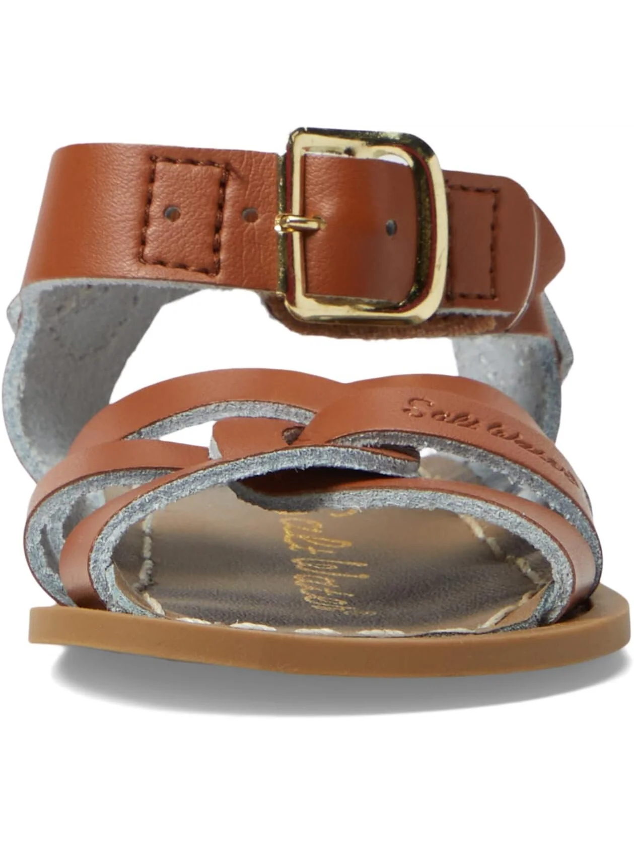 Сандалии на плоской подошве The Original Salt Water Hook & Loop Salt Water Sandal by Hoy Shoes — изображение 2 из 5, бежевый