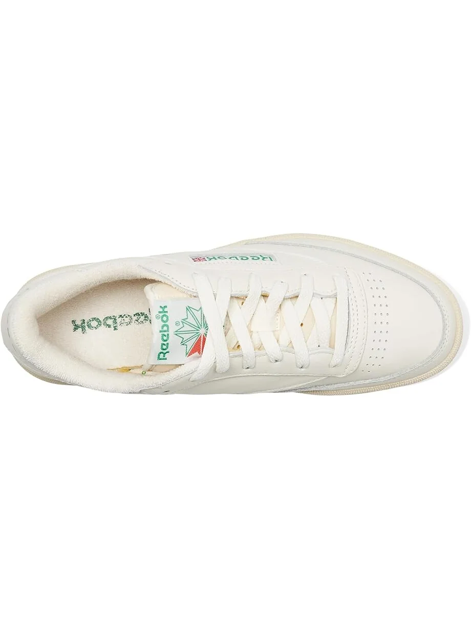 Кроссовки Reebok Lifestyle Club C 85 — изображение 2 из 4, белый/зеленый