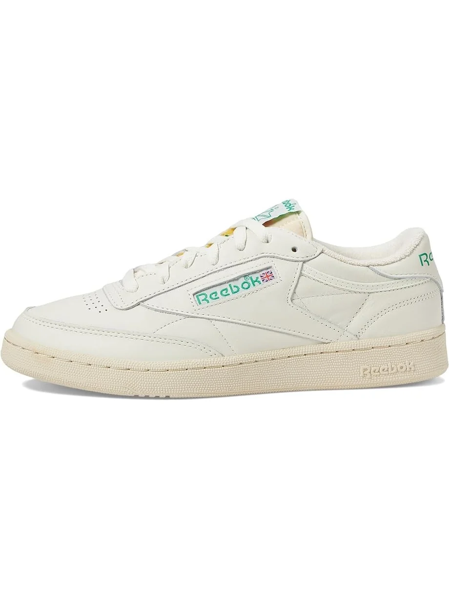 Кроссовки Reebok Lifestyle Club C 85 — изображение 4 из 4, белый/зеленый