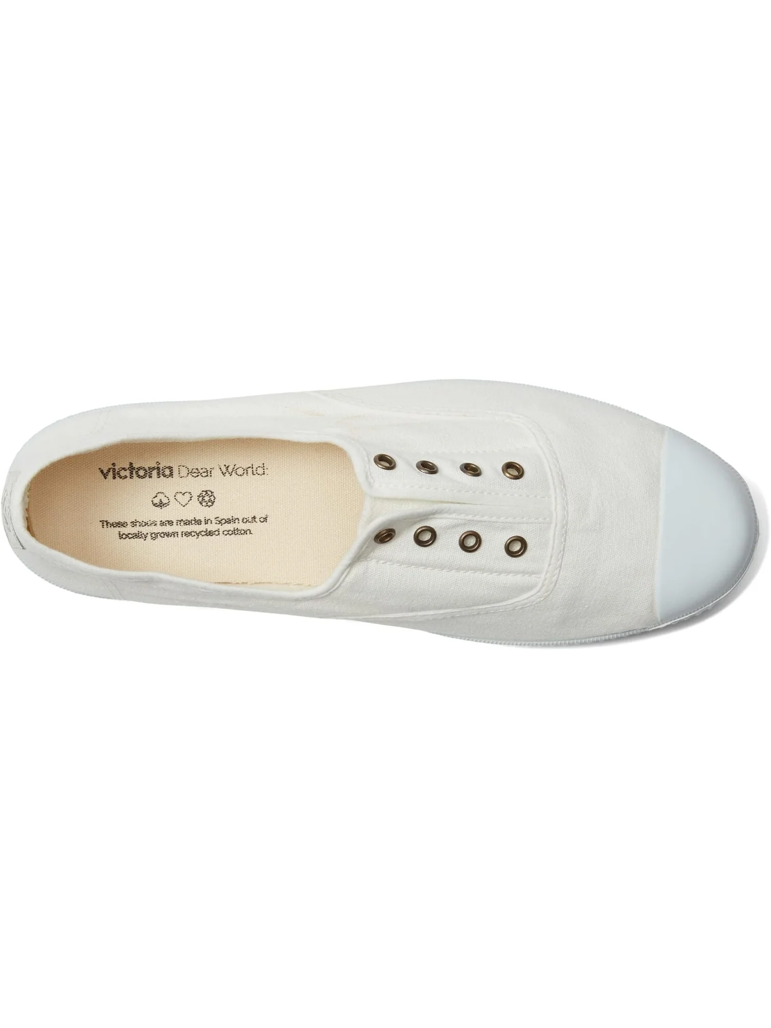 Кроссовки victoria 1915 Inglesa Recicled Organic Cotton DREC — изображение 2 из 4, белый