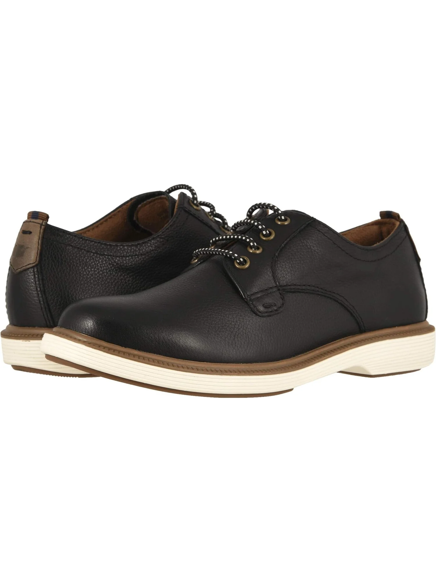 Оксфорды Supacush Plain Toe Ox, Jr. Florsheim — изображение 1 из 7, черный/белый