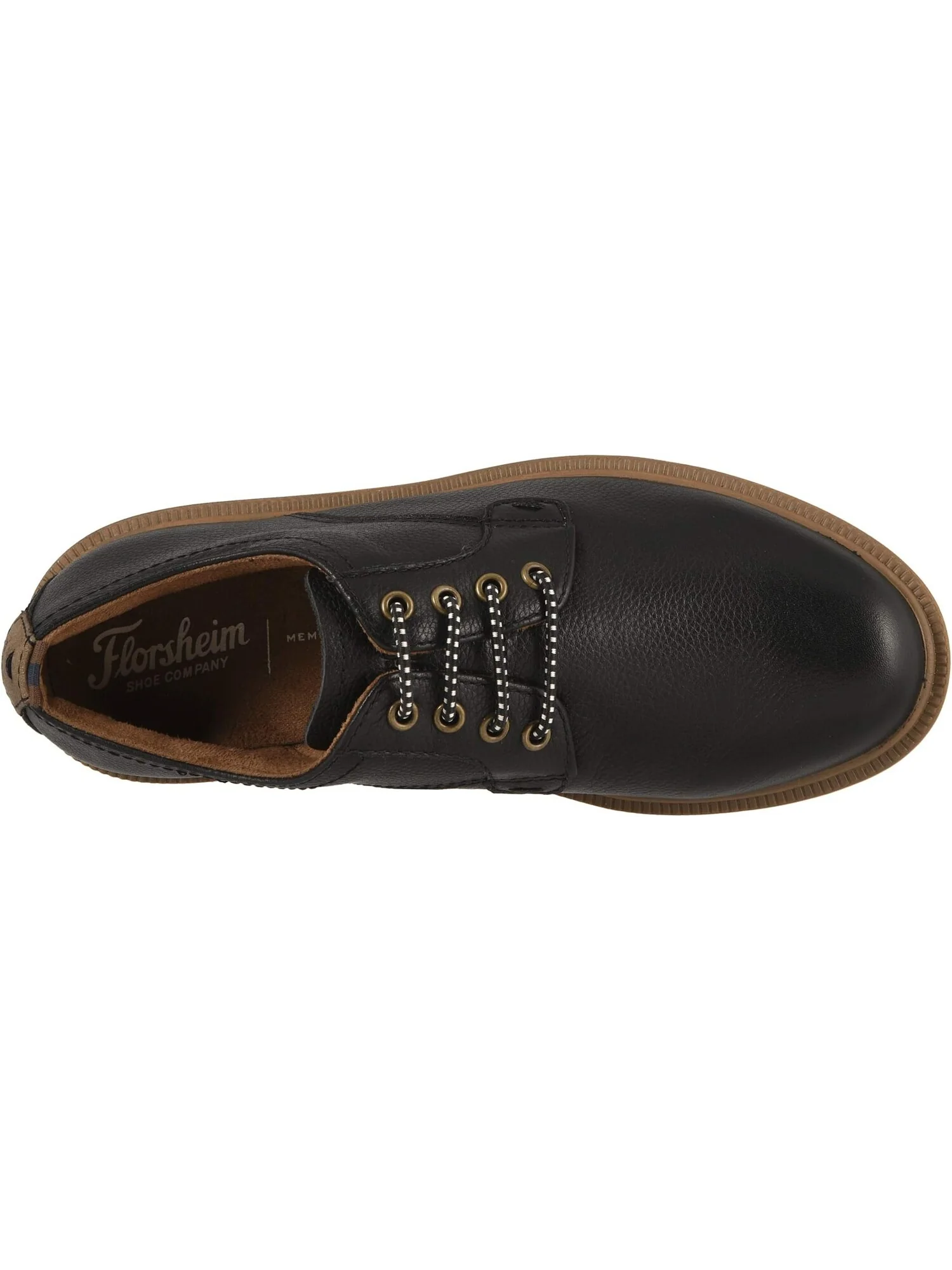 Оксфорды Supacush Plain Toe Ox, Jr. Florsheim — изображение 2 из 7, черный/белый