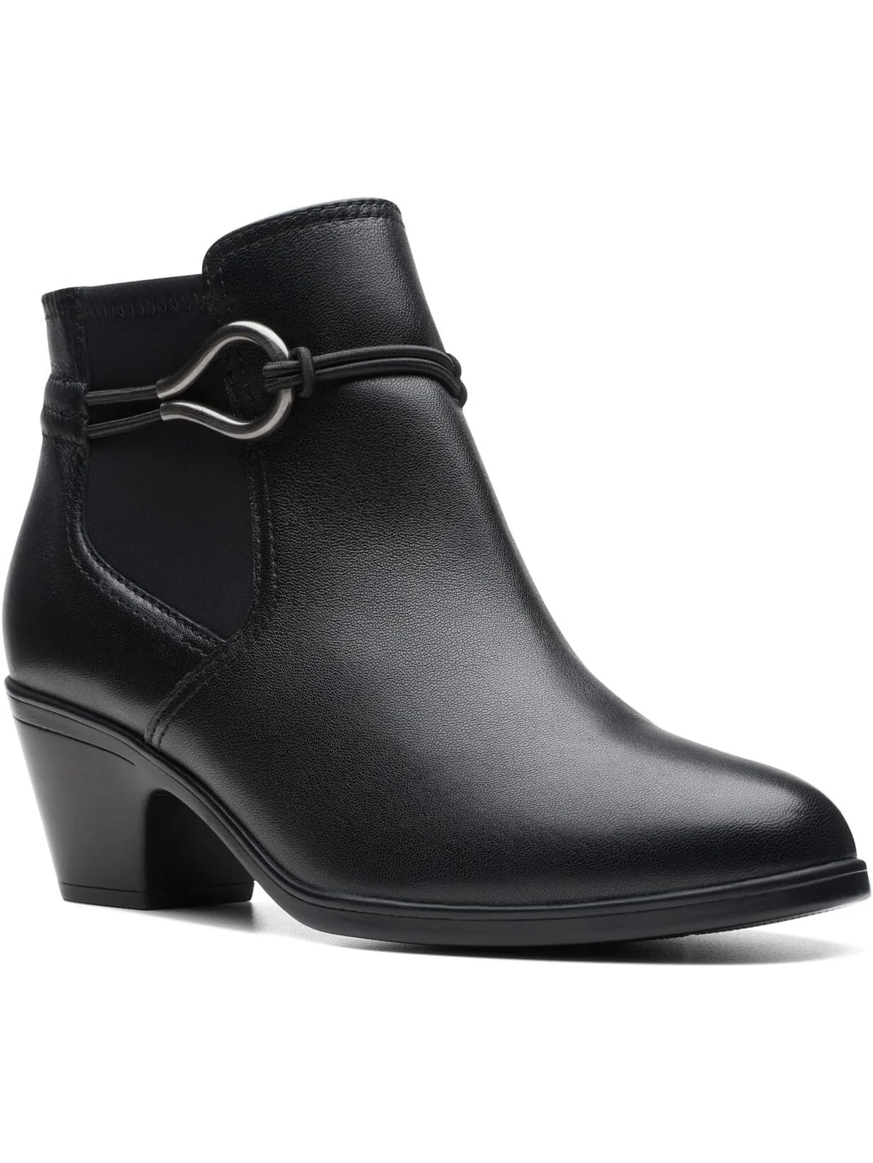 Ботинки женские Clarks Emily 2 Kaylie на каблуке — изображение 1 из 4, черный