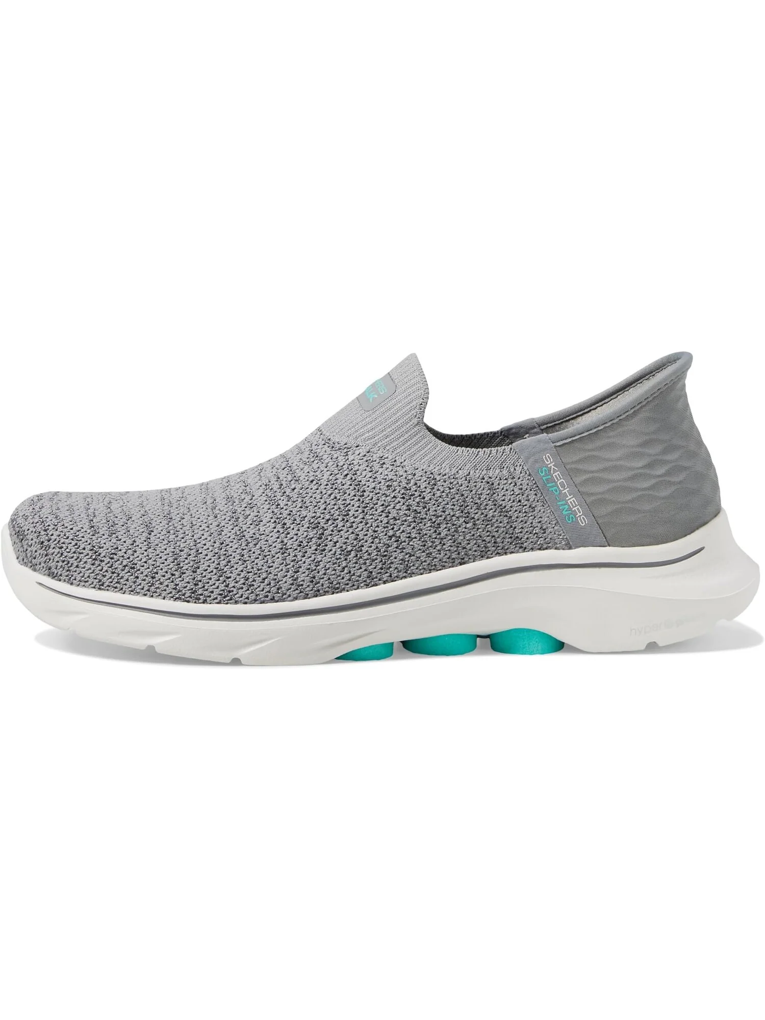 Кроссовки SKECHERS Performance Go Walk 7 Springtime Hands Free Slip-Ins — изображение 4 из 4, серый