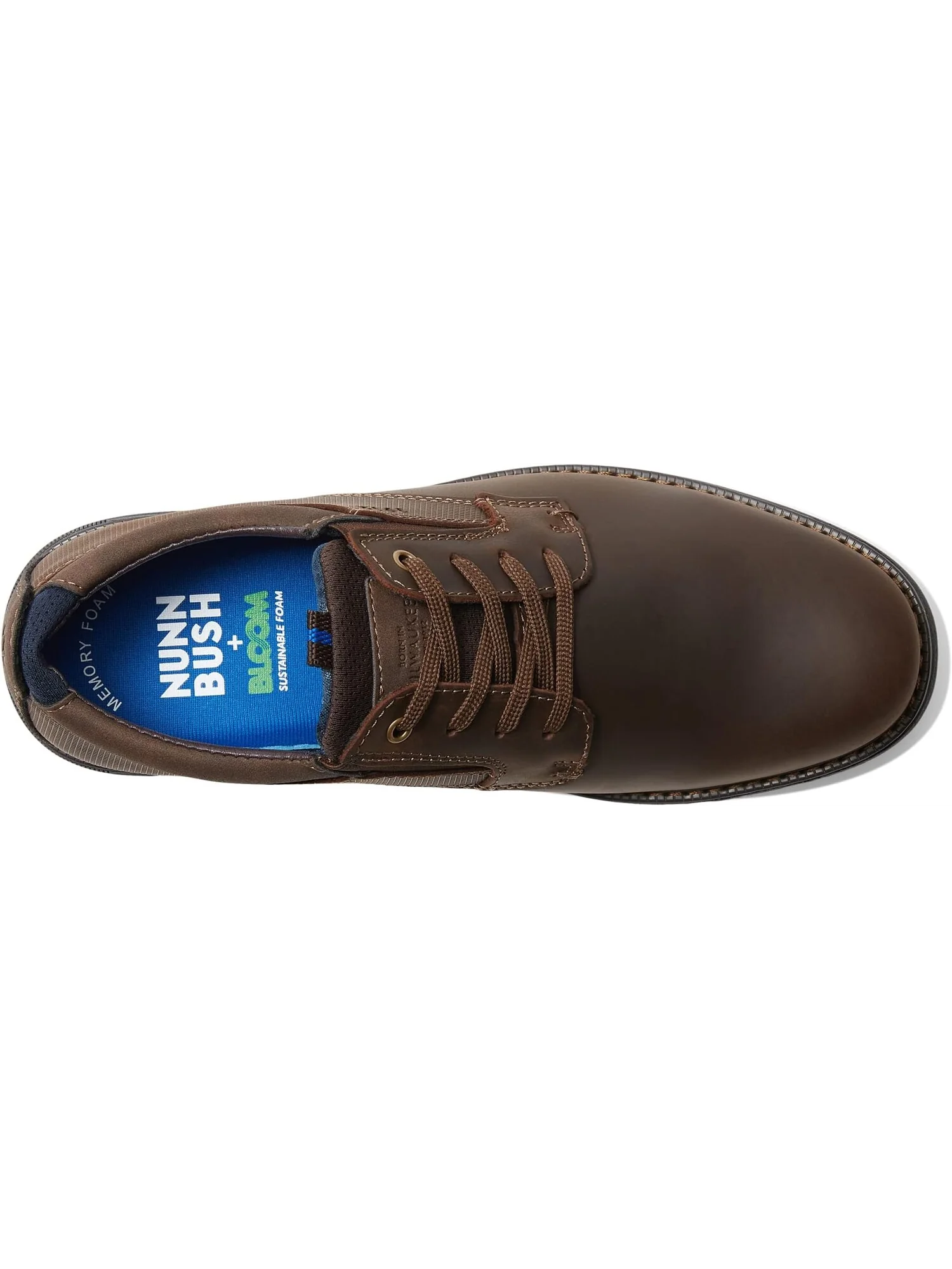 Оксфорды Otto Plain Toe Oxford Nunn Bush — изображение 2 из 6, коричневый