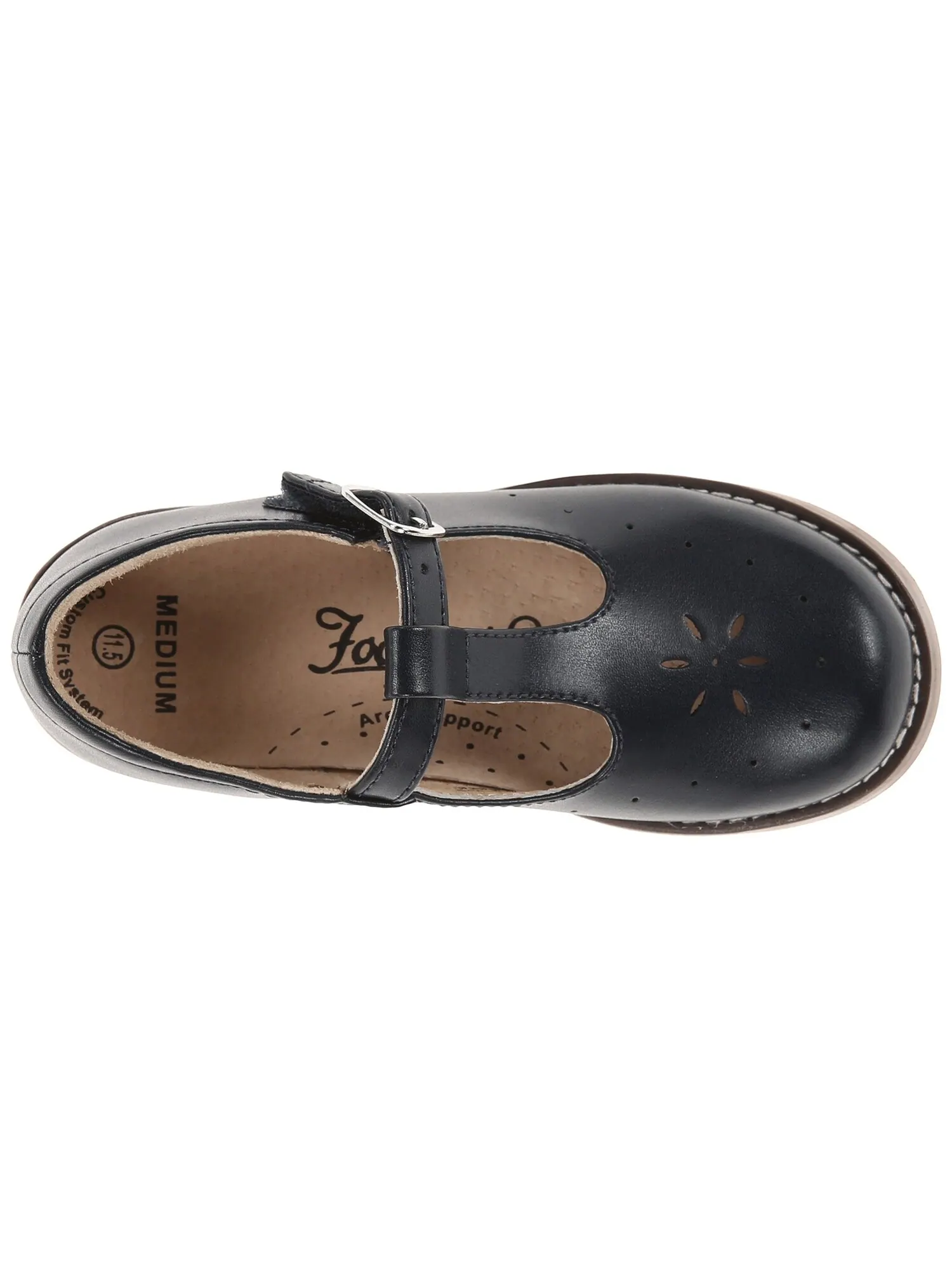 Обувь на низком каблуке FootMates Sherry 2 (Toddler/Little Kid) — изображение 2 из 7, темно-синий