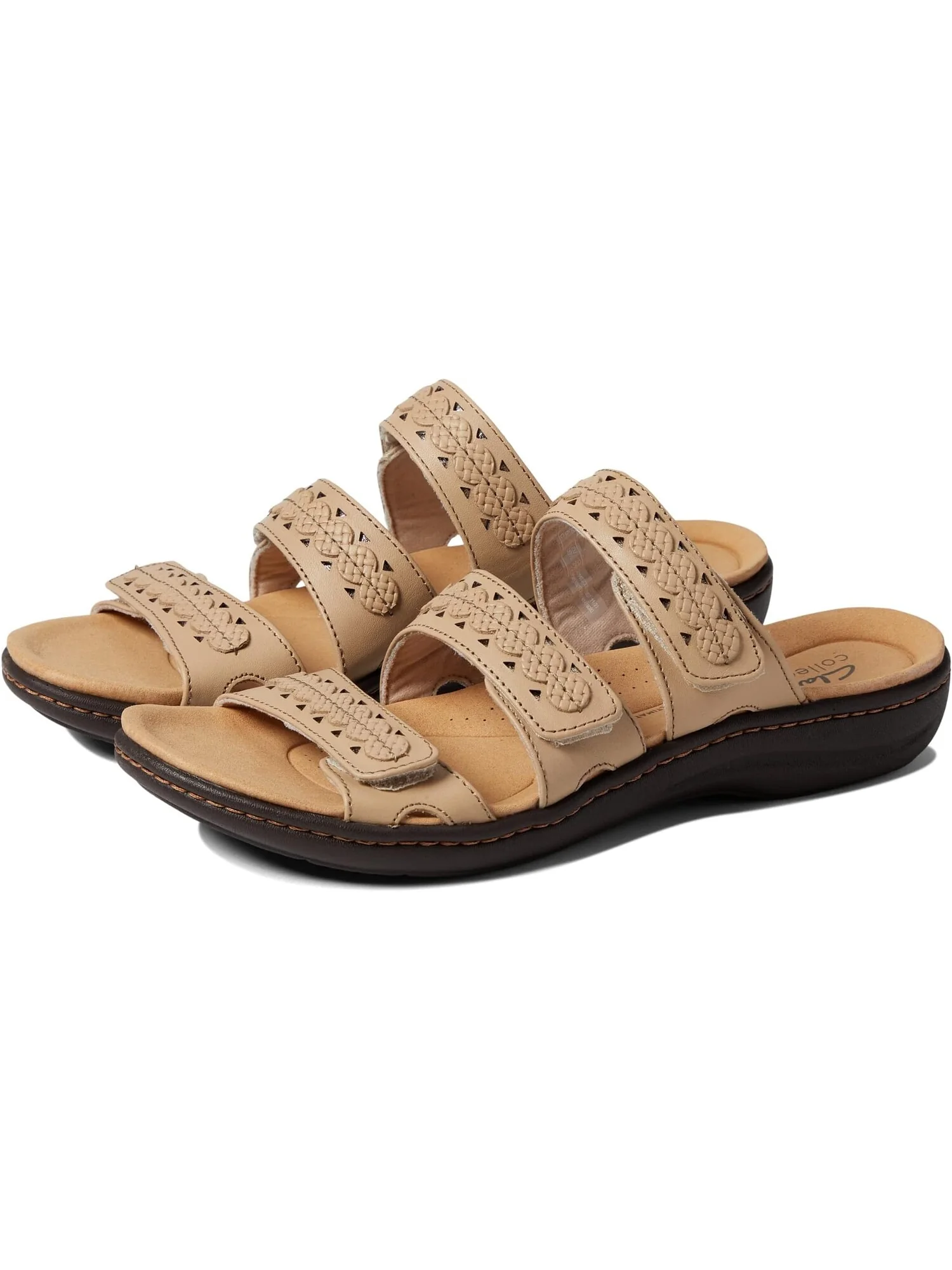 Сандалии на плоской подошве Laurieann Cove Clarks — изображение 1 из 6, песочный