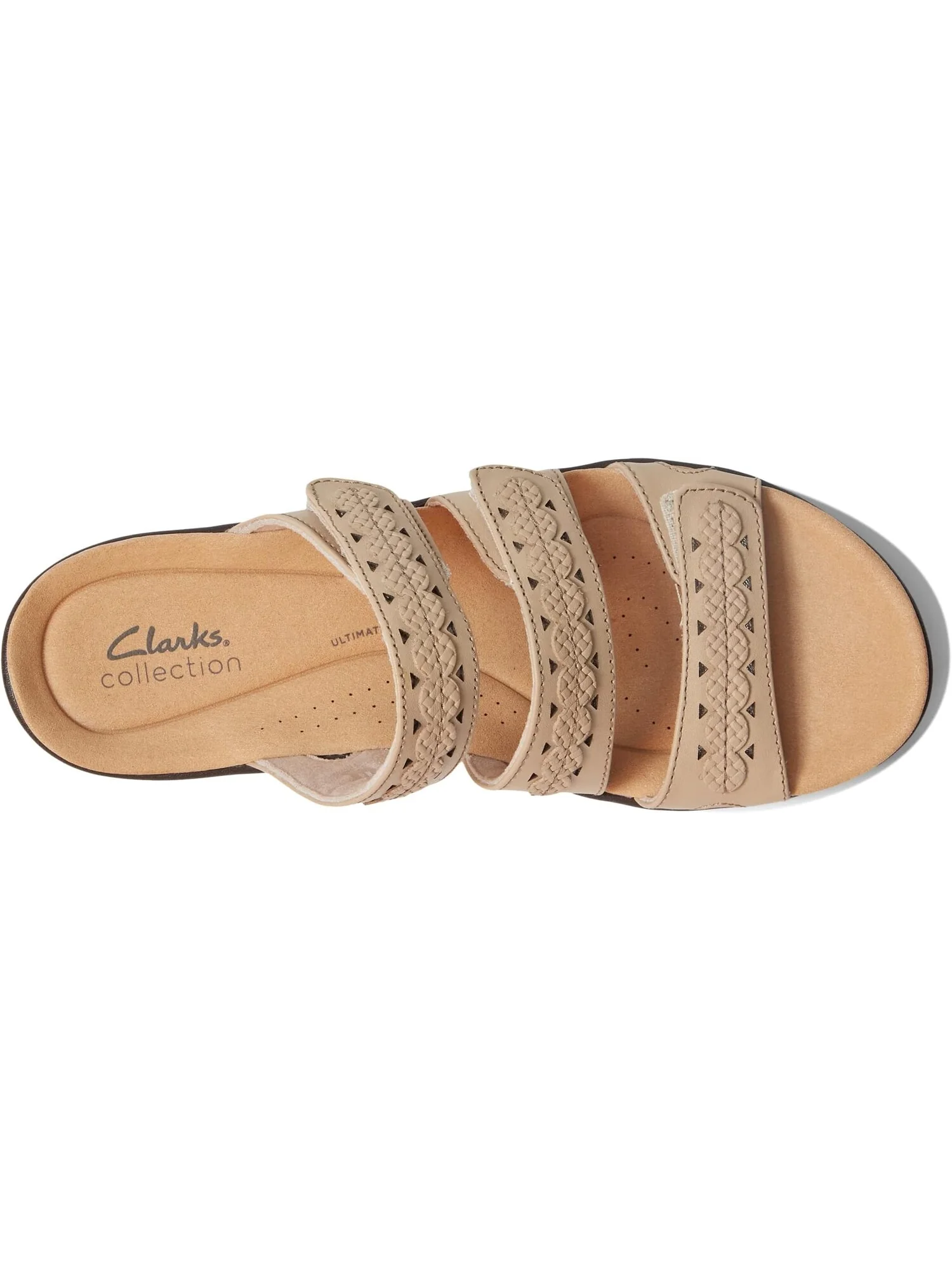 Сандалии на плоской подошве Laurieann Cove Clarks — изображение 2 из 6, песочный