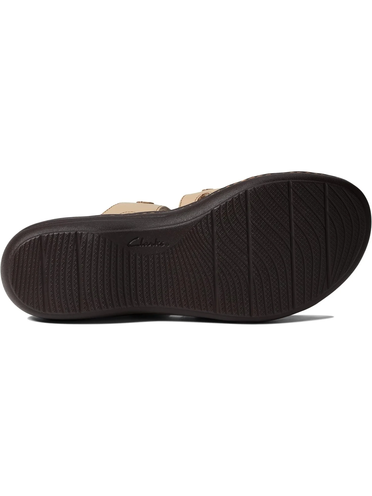 Сандалии на плоской подошве Laurieann Cove Clarks — изображение 3 из 6, песочный