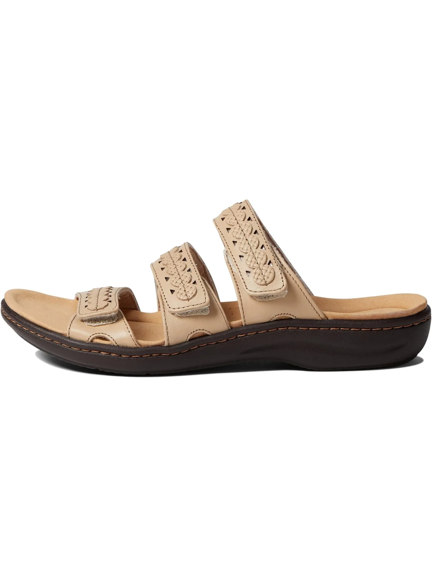Сандалии на плоской подошве Laurieann Cove Clarks — изображение 4 из 6, песочный