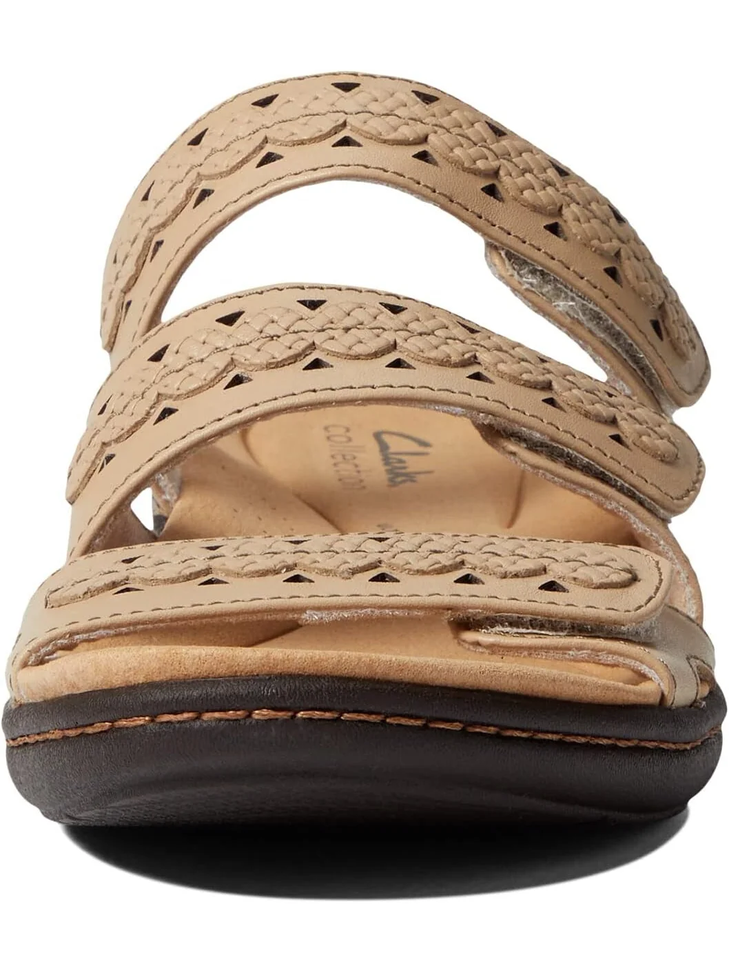 Сандалии на плоской подошве Laurieann Cove Clarks — изображение 6 из 6, песочный