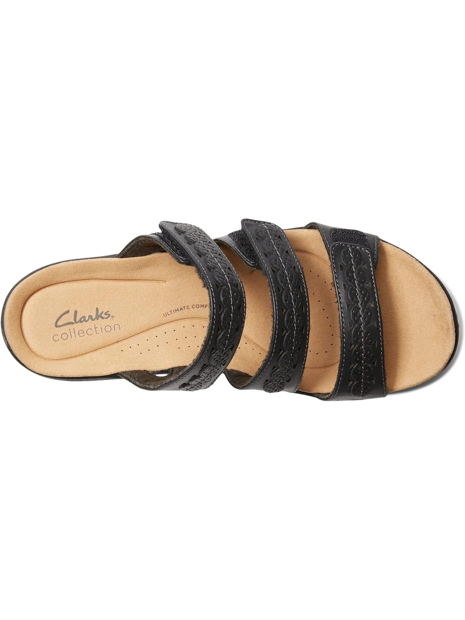 Сандалии на плоской подошве Laurieann Cove Clarks — изображение 2 из 6, черный