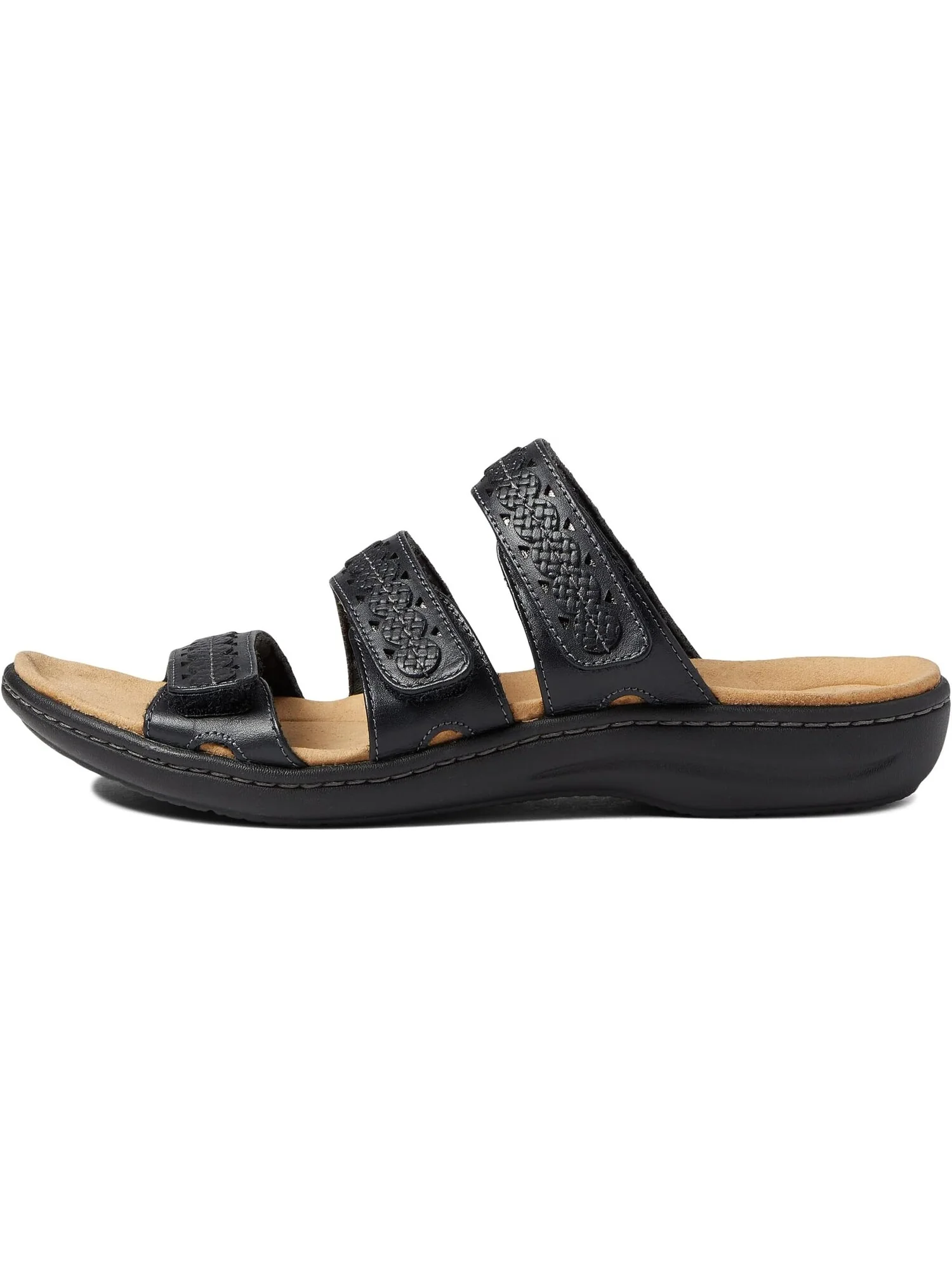 Сандалии на плоской подошве Laurieann Cove Clarks — изображение 4 из 6, черный