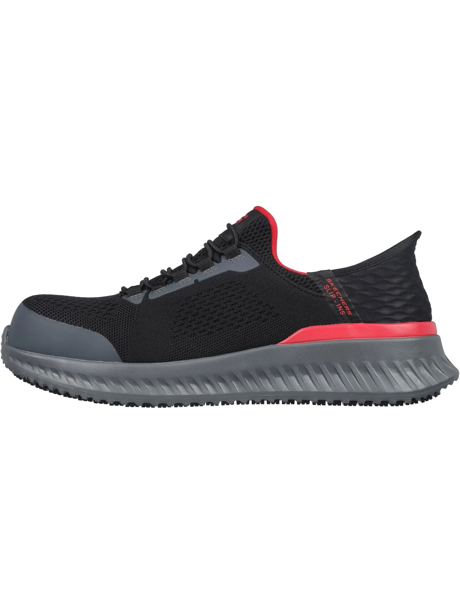 Рабочая обувь с композитным носком Tilido - Fletchit Comp Toe SKECHERS Work — изображение 3 из 4, черный