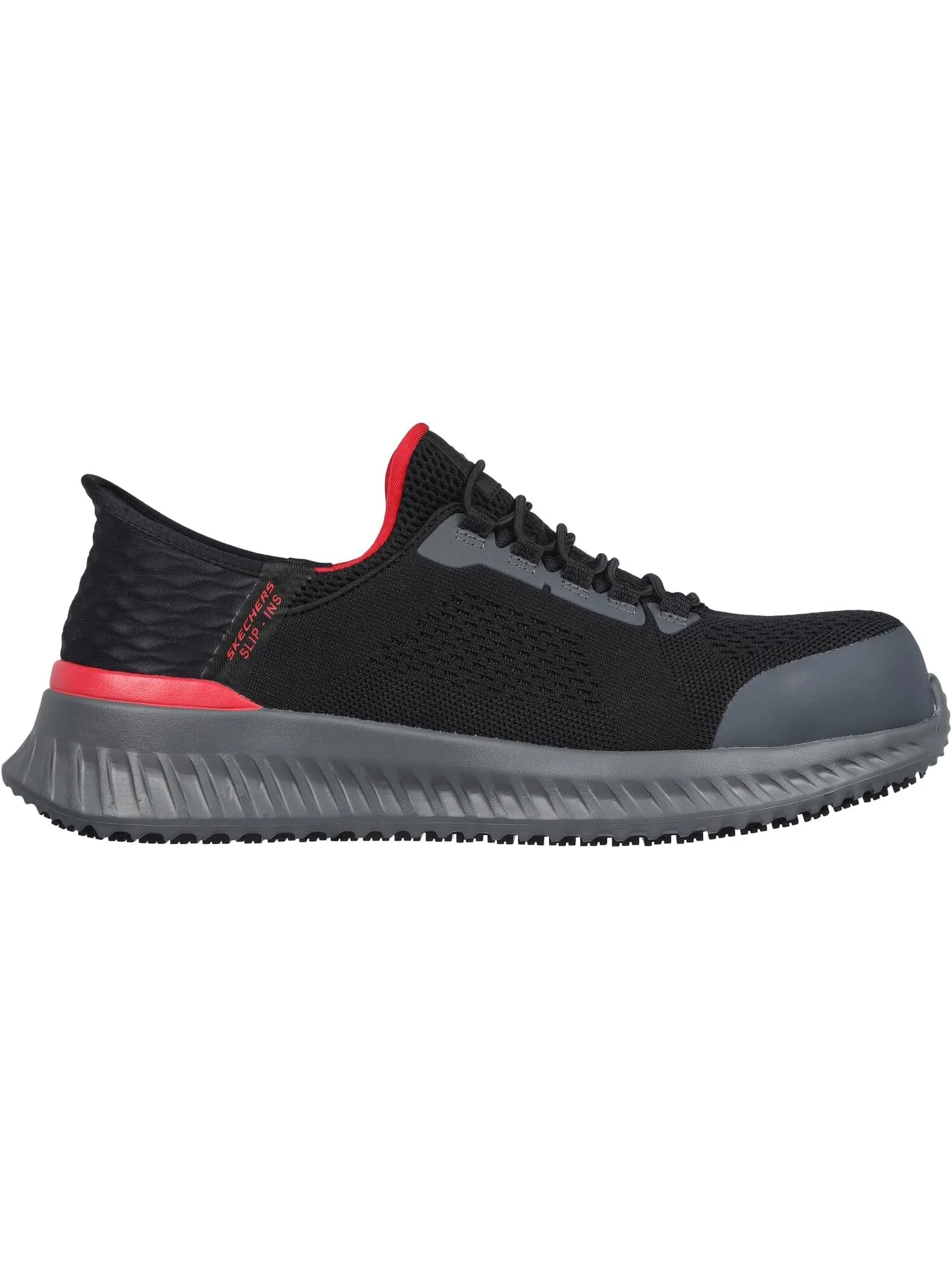 Рабочая обувь с композитным носком Tilido - Fletchit Comp Toe SKECHERS Work — изображение 4 из 4, черный