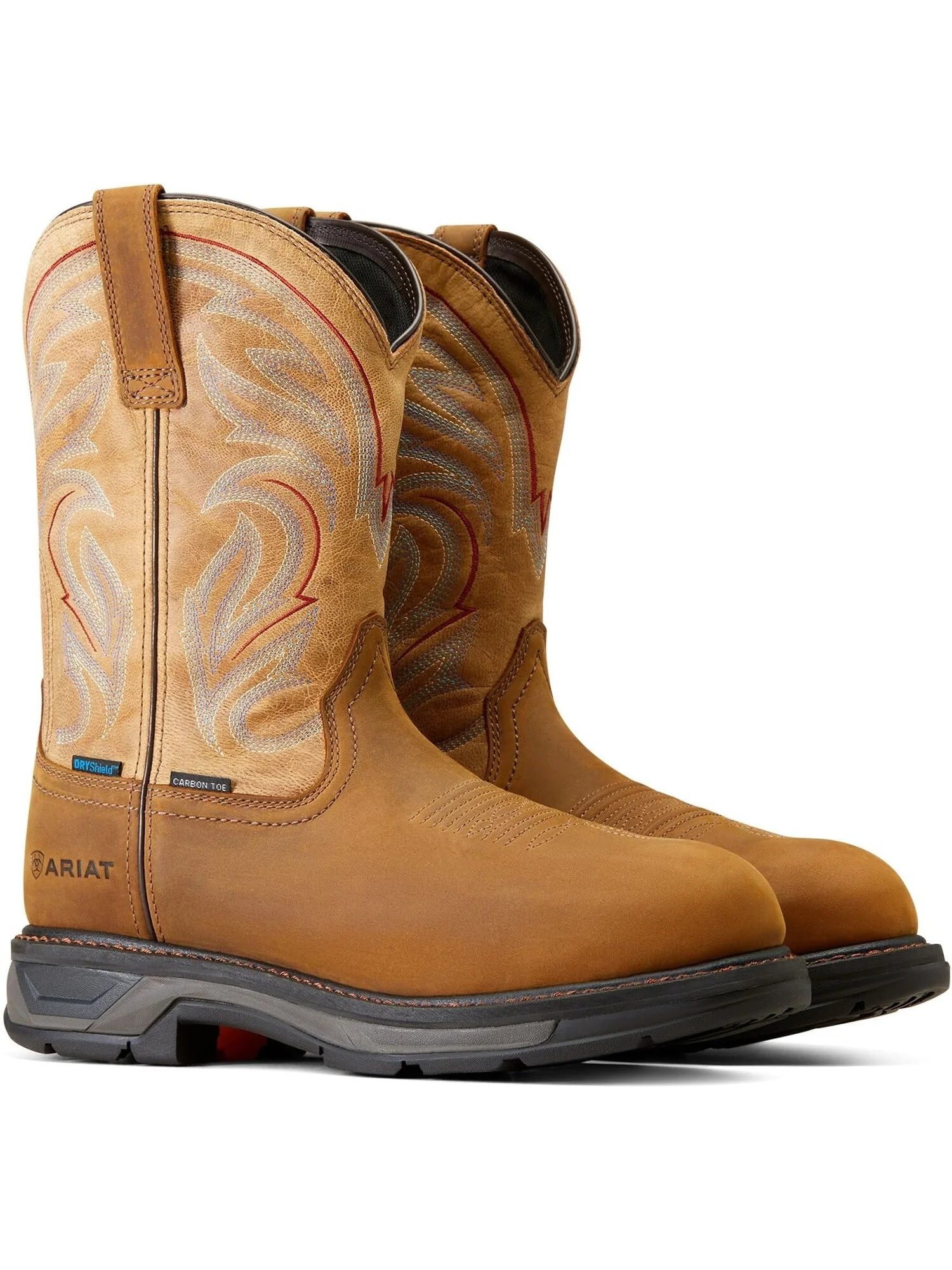Рабочая обувь водонепроницаемая WorkHog XT Waterproof Carbon Toe Work Boots Ariat — изображение 1 из 4, коричневый