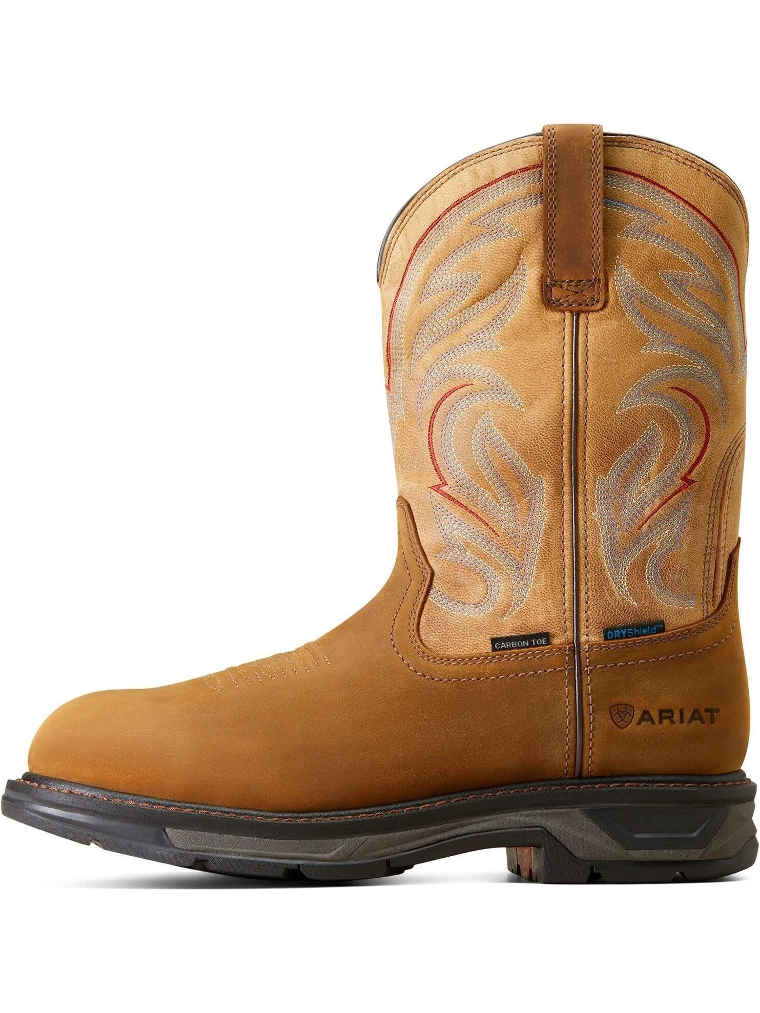 Рабочая обувь водонепроницаемая WorkHog XT Waterproof Carbon Toe Work Boots Ariat — изображение 3 из 4, коричневый