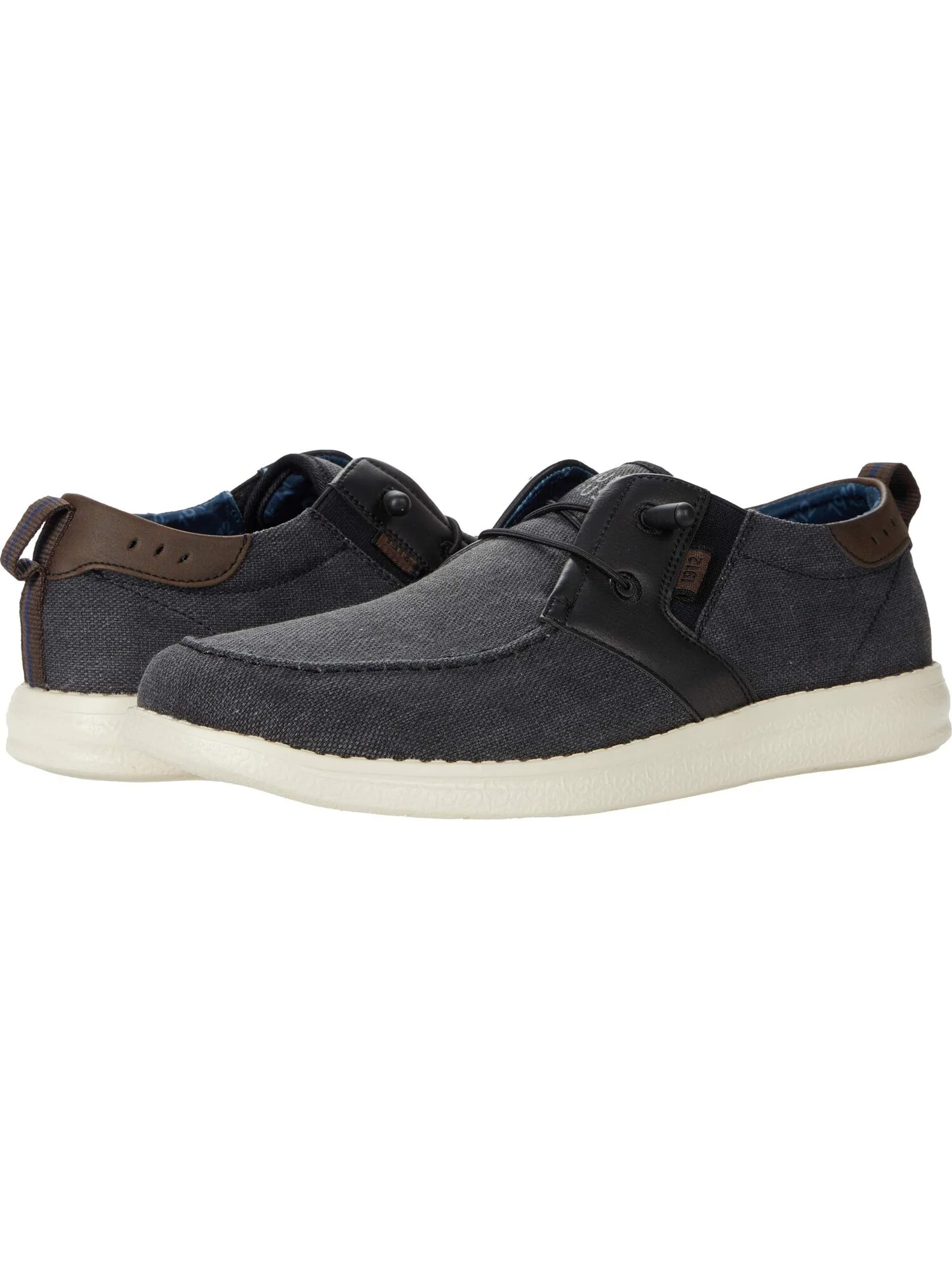 Лоферы Nunn Bush Brewski Moc Toe Slip-on with Elastic Bungee — изображение 1 из 4, черный