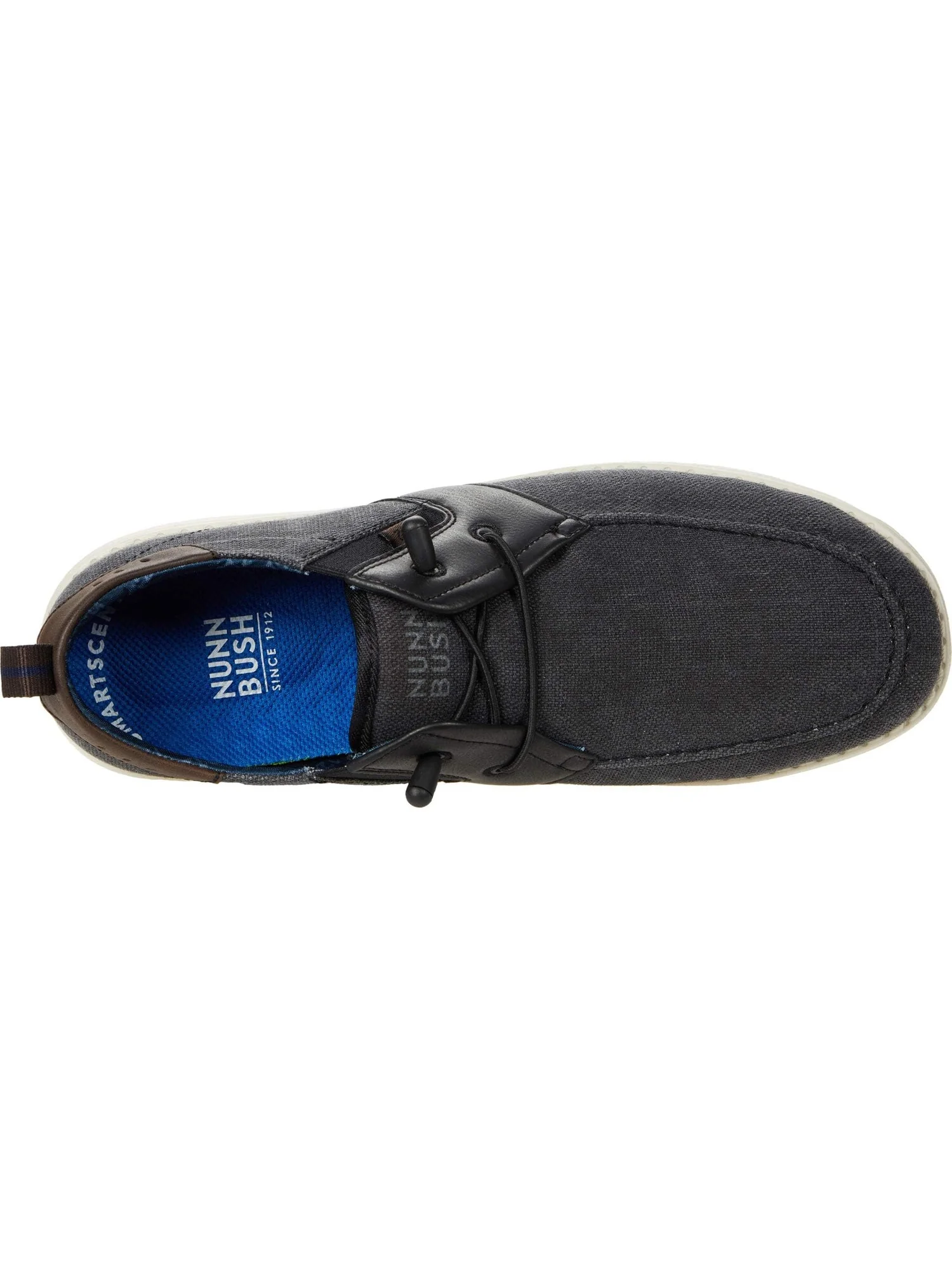 Лоферы Nunn Bush Brewski Moc Toe Slip-on with Elastic Bungee — изображение 2 из 4, черный