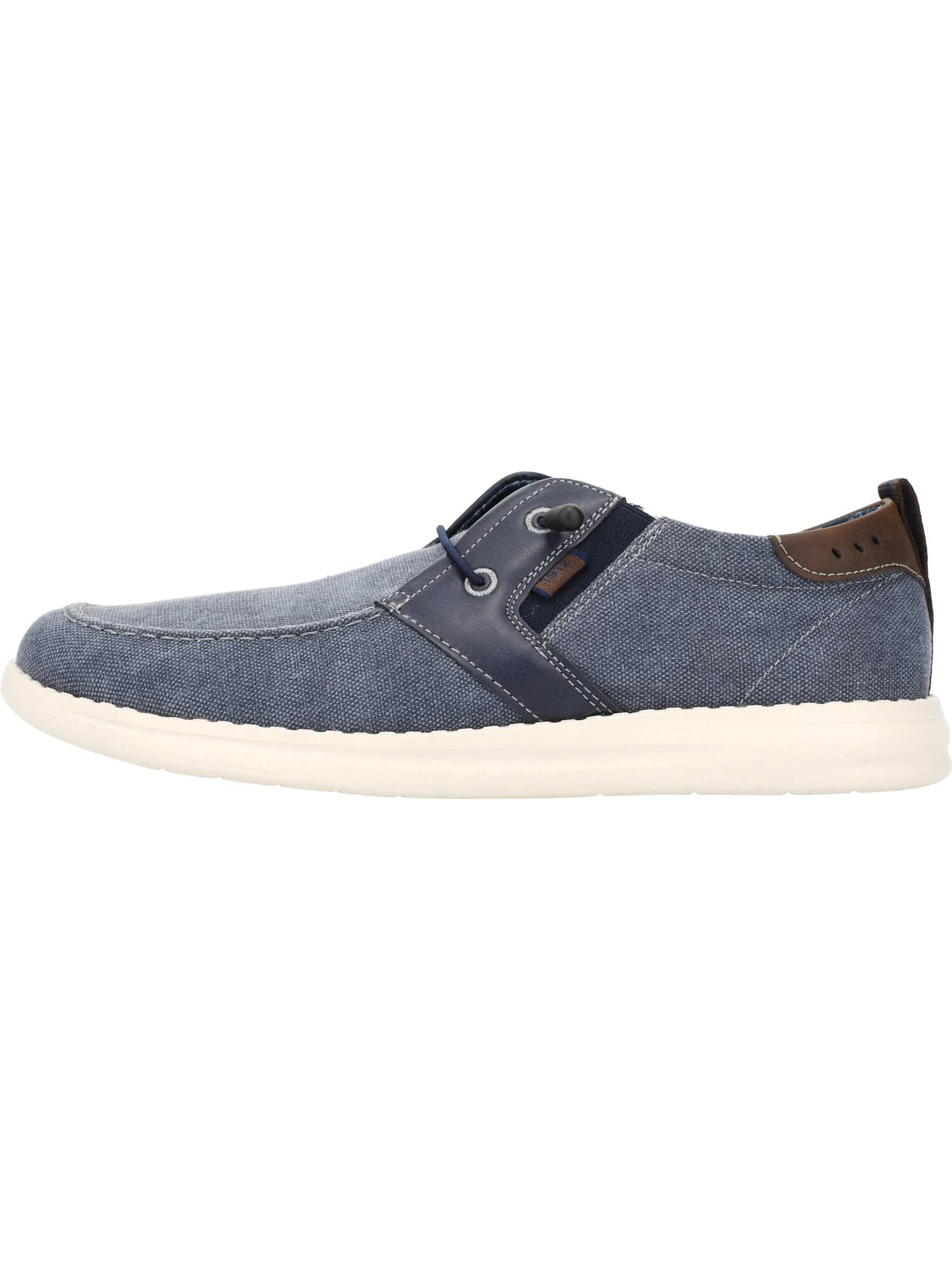 Лоферы Nunn Bush Brewski Moc Toe Slip-on with Elastic Bungee — изображение 4 из 4, темно-синий