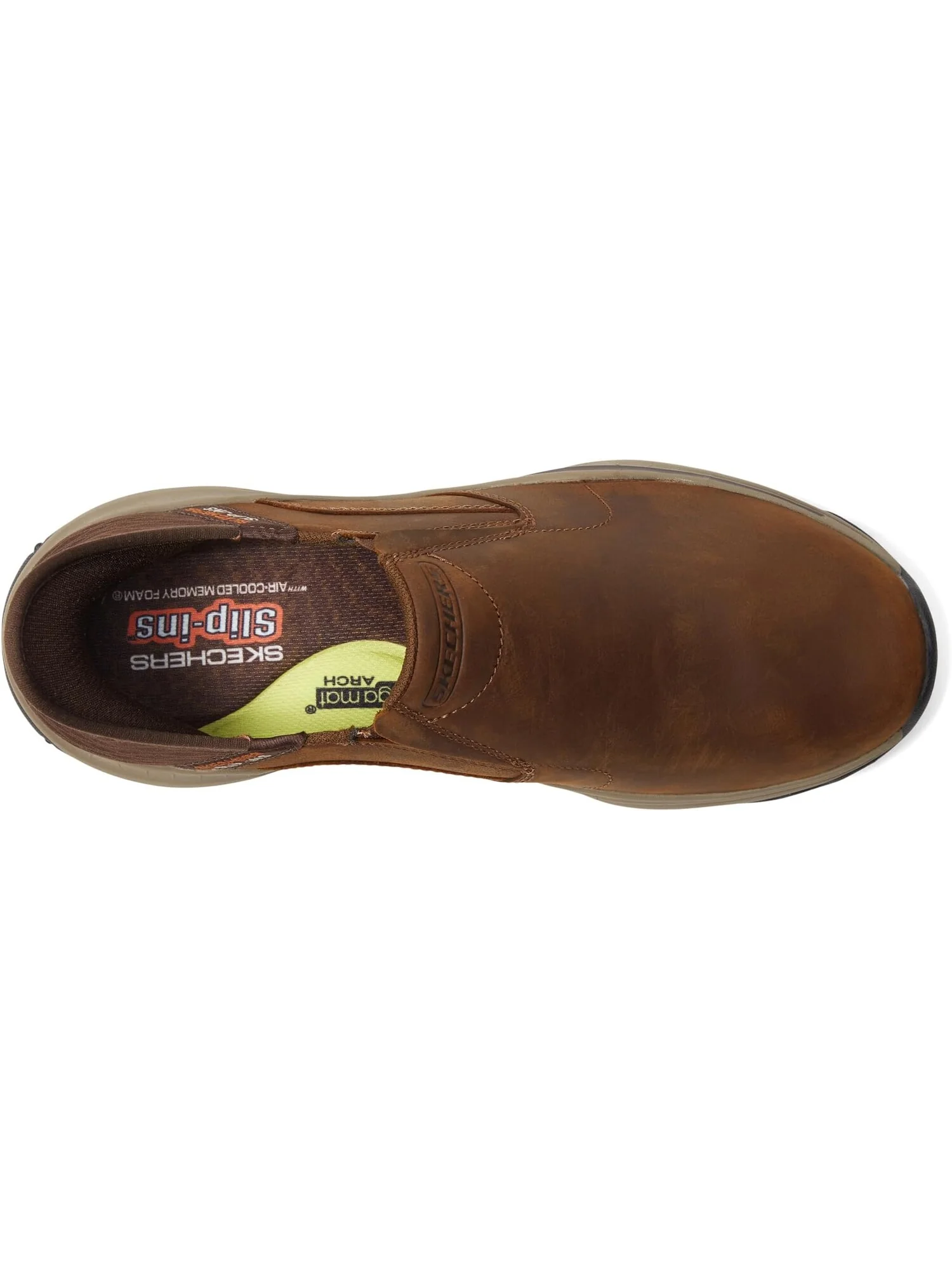Кроссовки SKECHERS Craster Lanigan Hands Free Slip-Ins — изображение 2 из 4, коричневый