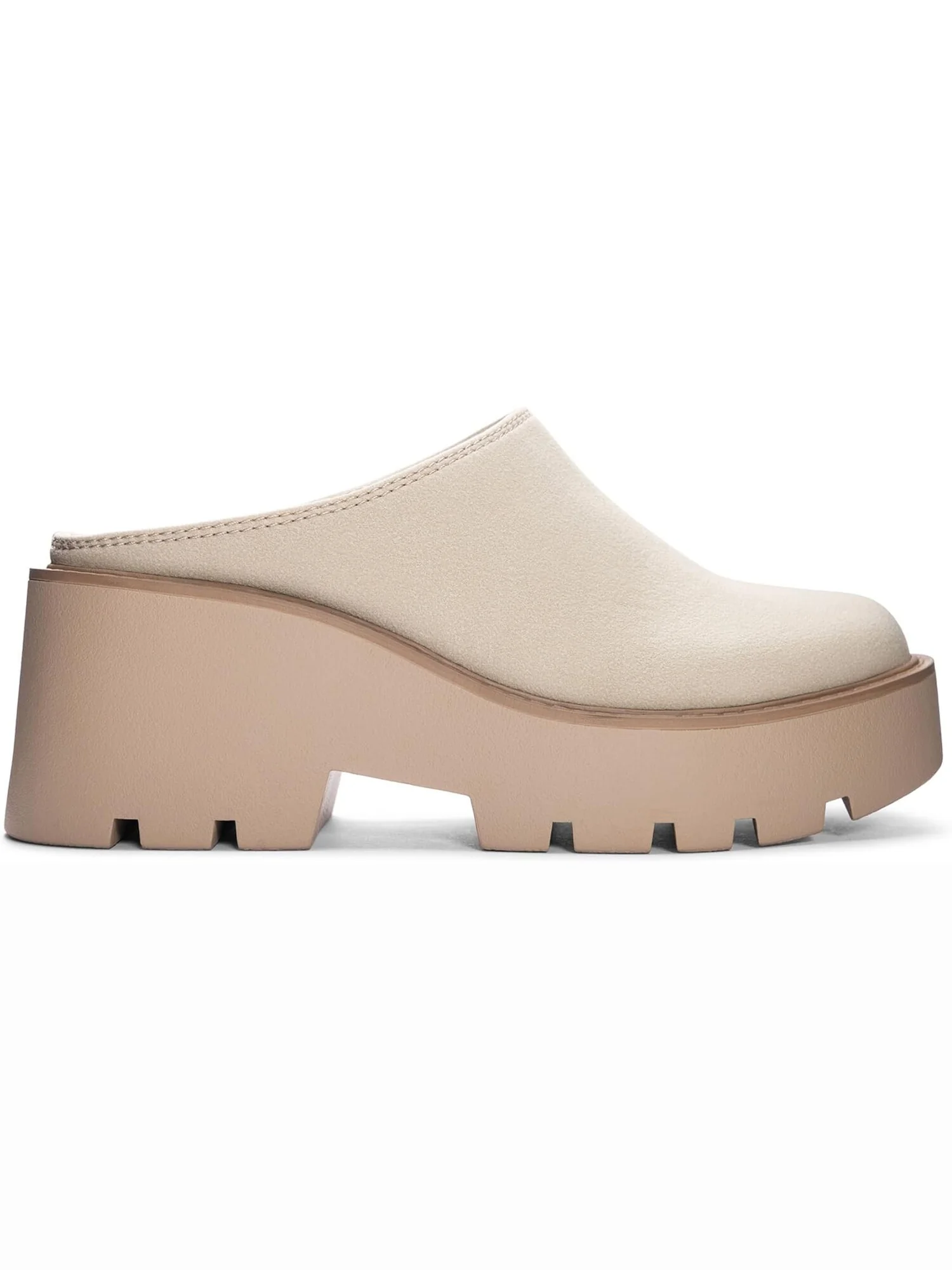 Ботильоны на каблуке R-Test Suede Clogs Dirty Laundry — изображение 5 из 5, бежевый