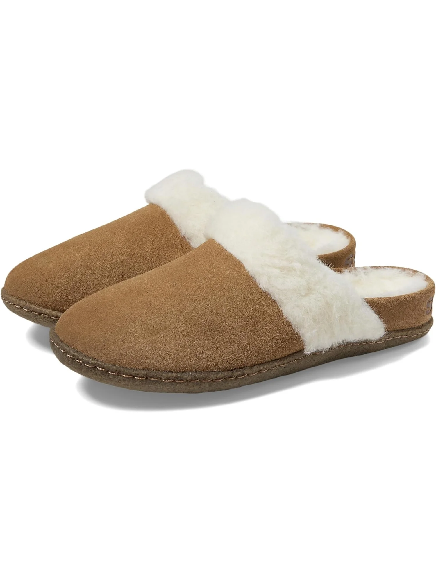 Тапочки SOREL Nakiska Slide II — изображение 1 из 4, коричневый/натуральный
