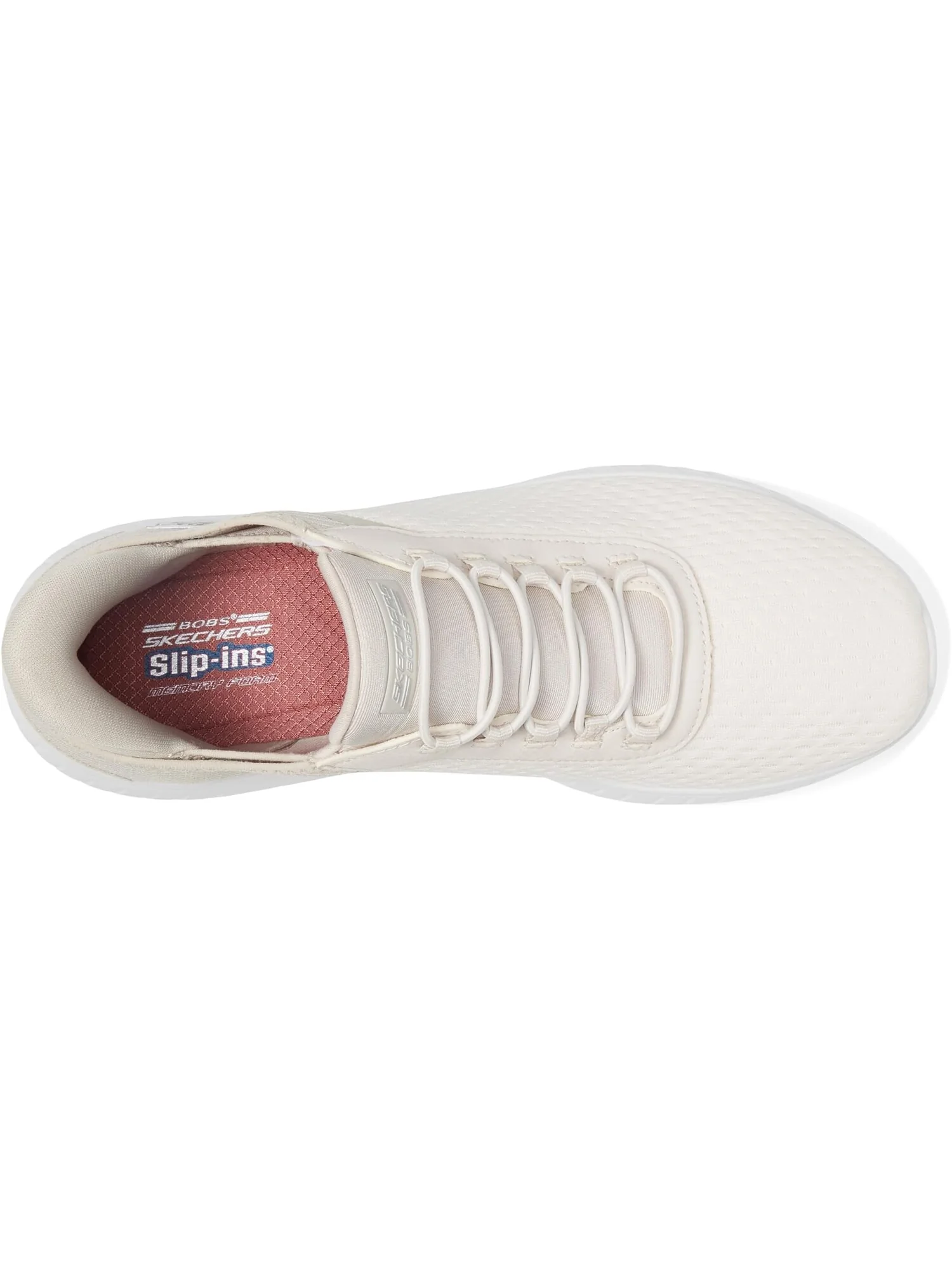 Кроссовки Bobs Squad Chaos - In Color Hands Free Slip-Ins BOBS from SKECHERS — изображение 2 из 6, кремовый