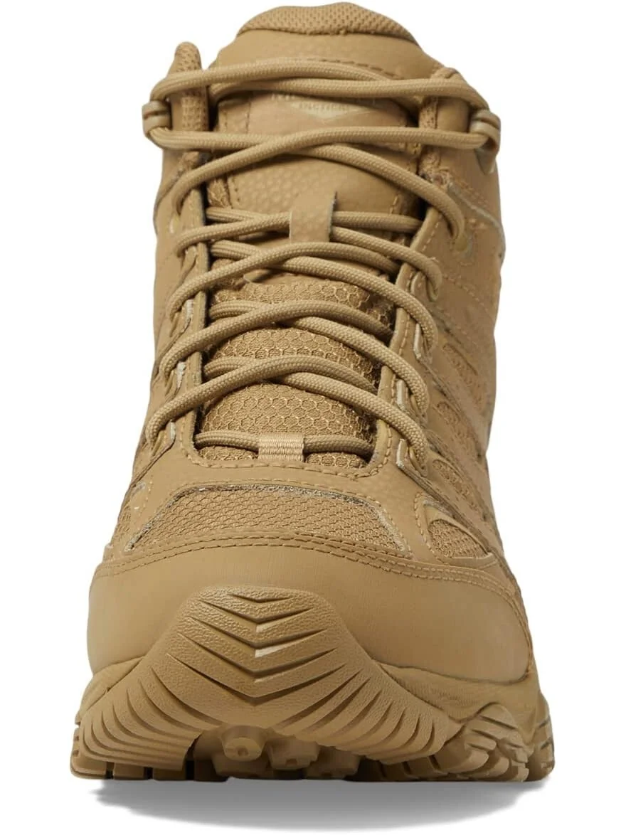 Кроссовки Merrell Work Moab 3 Mid Tactical Wp — изображение 2 из 4, койотовый