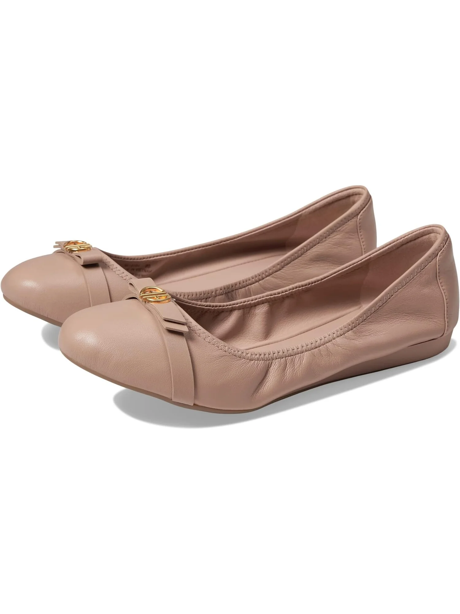 Туфли на плоской подошве Cole Haan Tova Bow Ballet, цвет Brush Leather