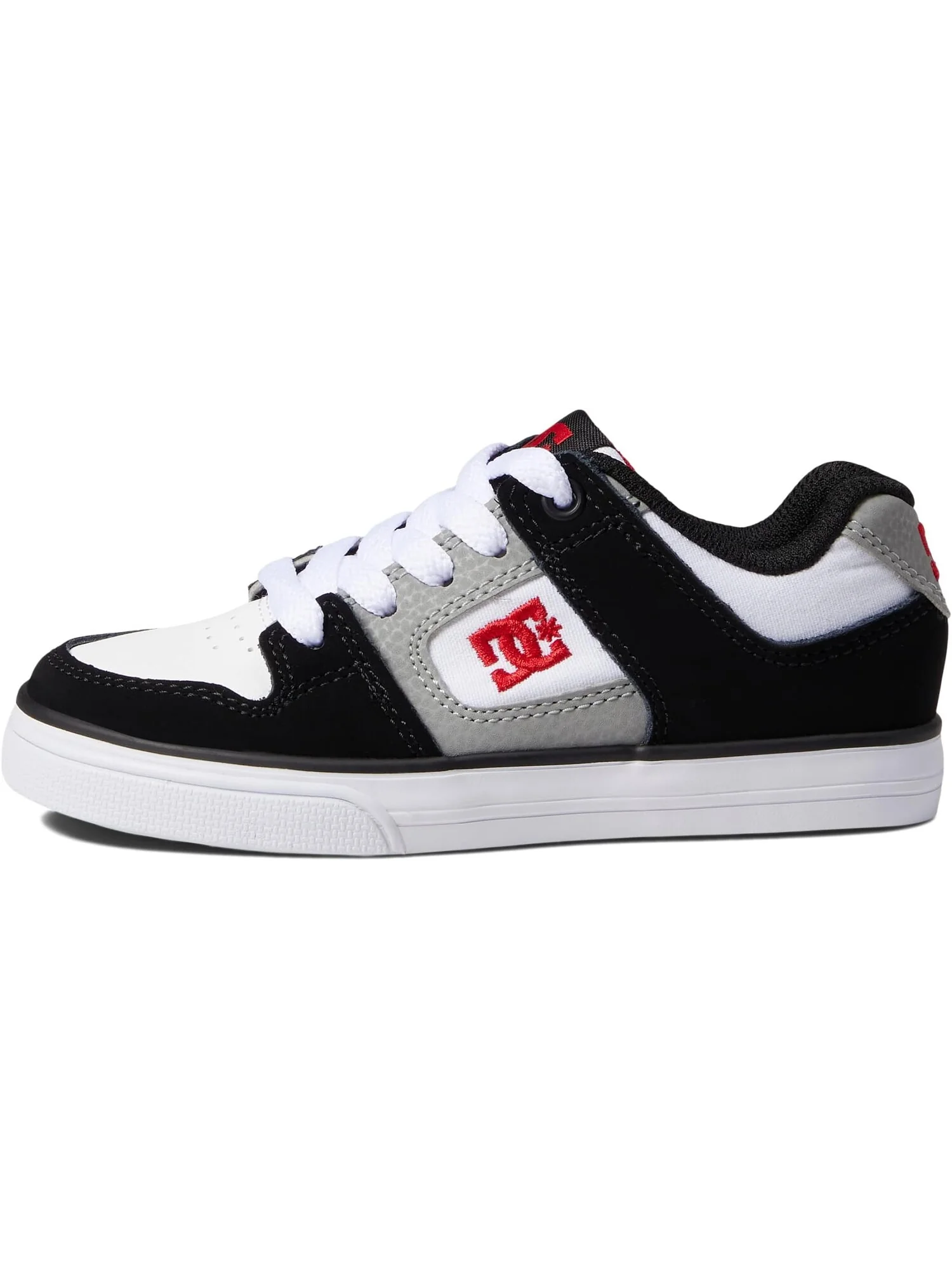 Кроссовки DC Kids Pure Sneaker DC — изображение 4 из 6, белый/черный/красный
