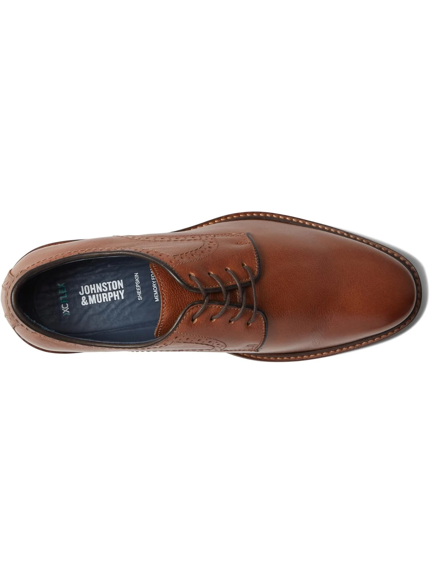 Оксфорды Johnston & Murphy XC Flex Raleigh Plain Toe — изображение 2 из 4, бежевый