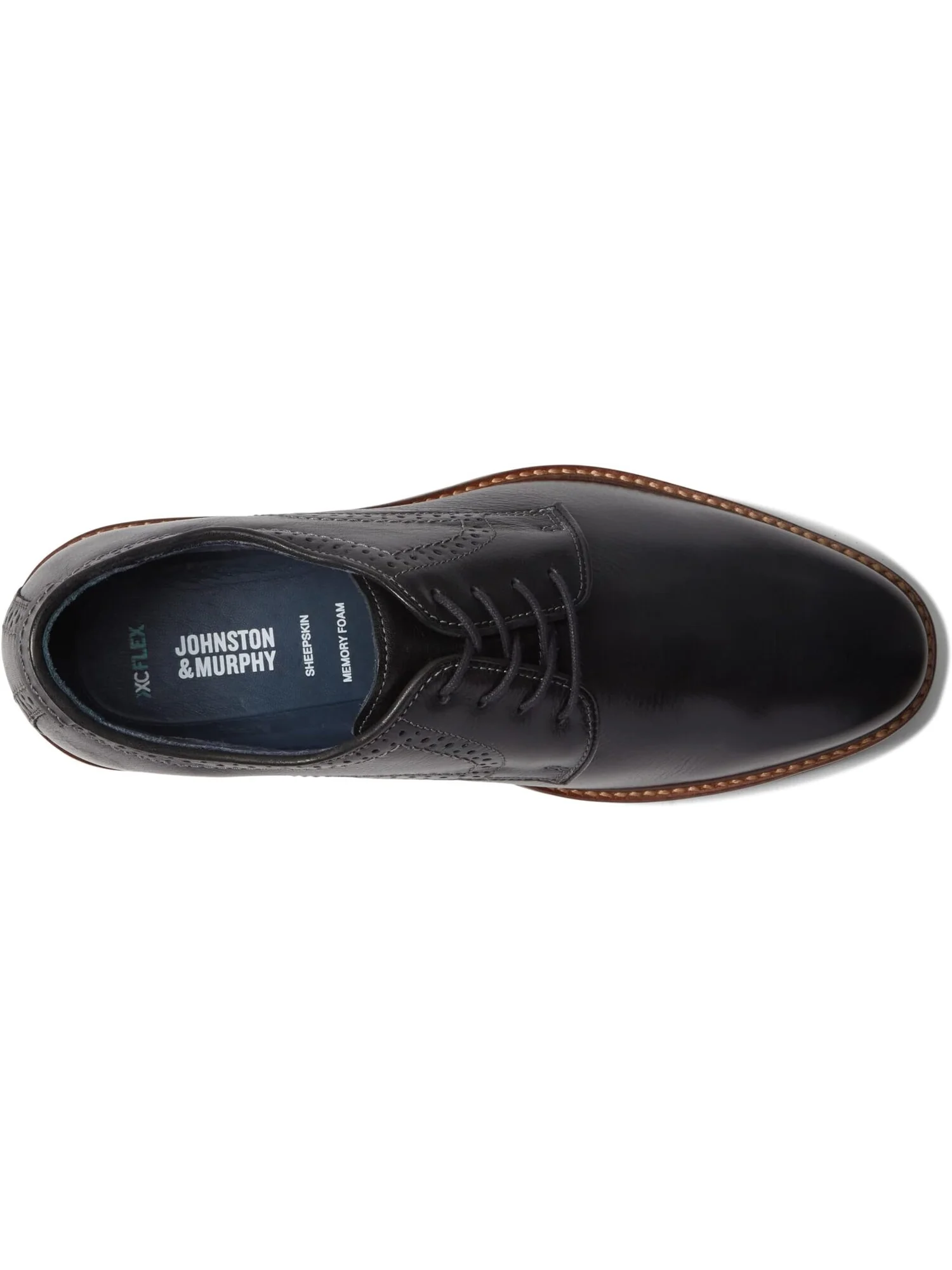 Оксфорды Johnston & Murphy XC Flex Raleigh Plain Toe — изображение 2 из 4, черный