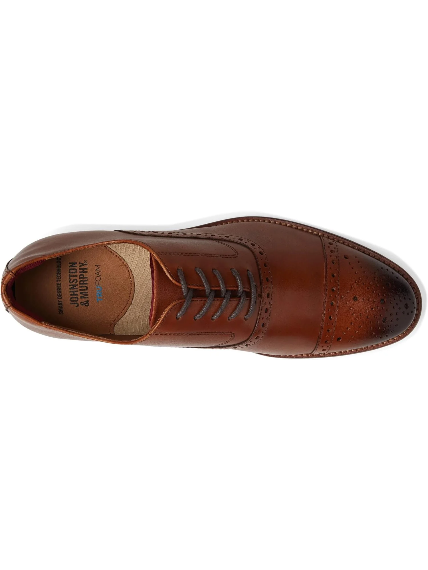Оксфорды Johnston & Murphy Conard 2.0 Cap Toe — изображение 2 из 4, бежевый