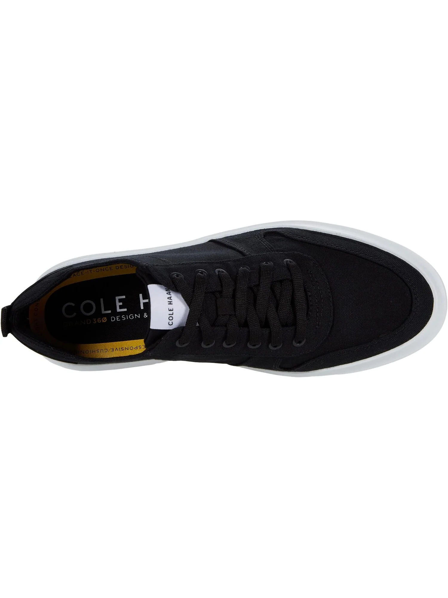 Кроссовки Cole Haan GrandPro Rally Canvas Court Sneaker — изображение 2 из 4, черный/белый