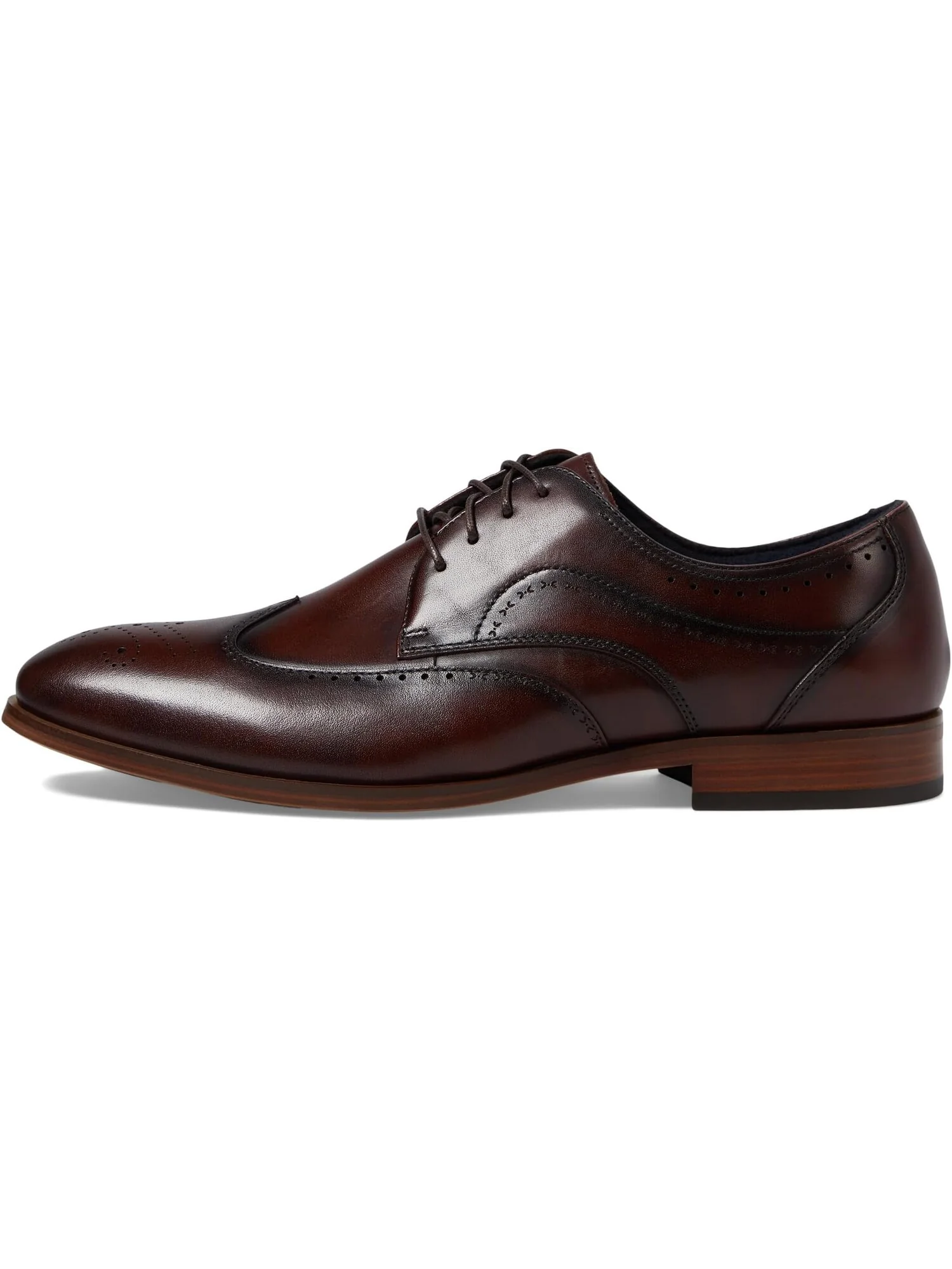 Оксфорды Stacy Adams Brayden Wing Tip Lace-Up — изображение 4 из 4, коричневый