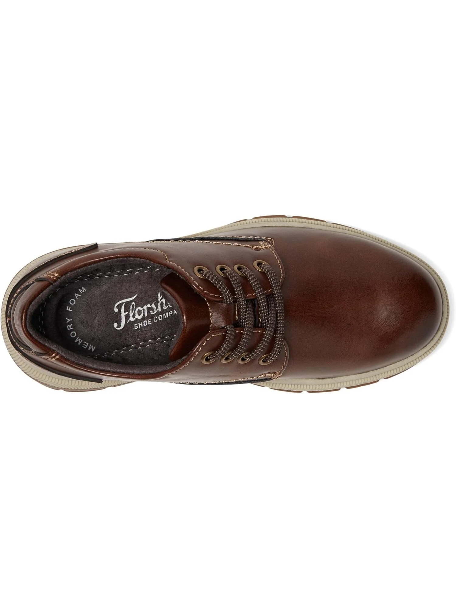 Оксфорды Lookout Jr. Plain Toe Oxford Florsheim — изображение 2 из 6, орех