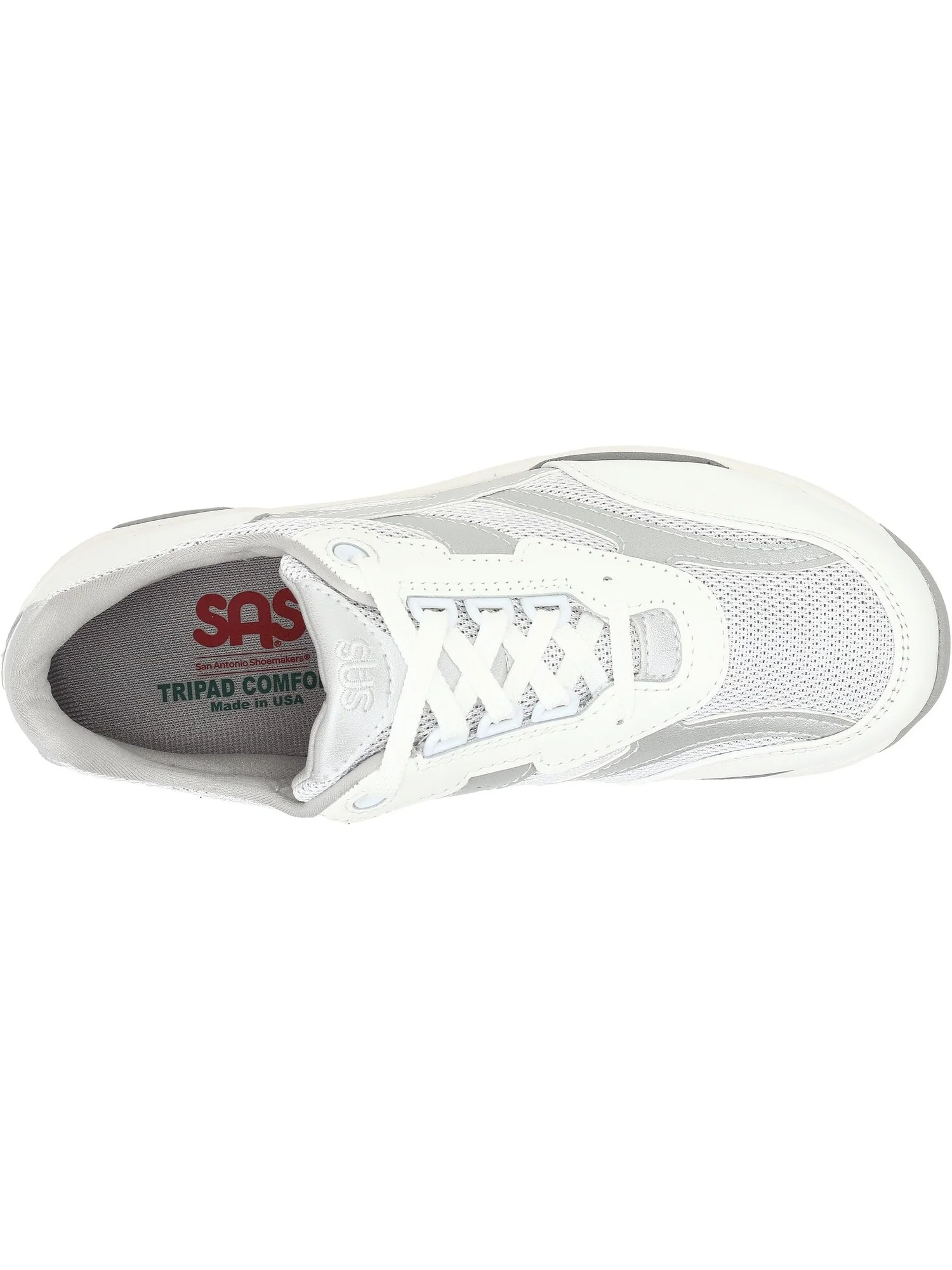 Кроссовки SAS Tour Mesh Comfort Walking Sneaker — изображение 2 из 4, серебряный