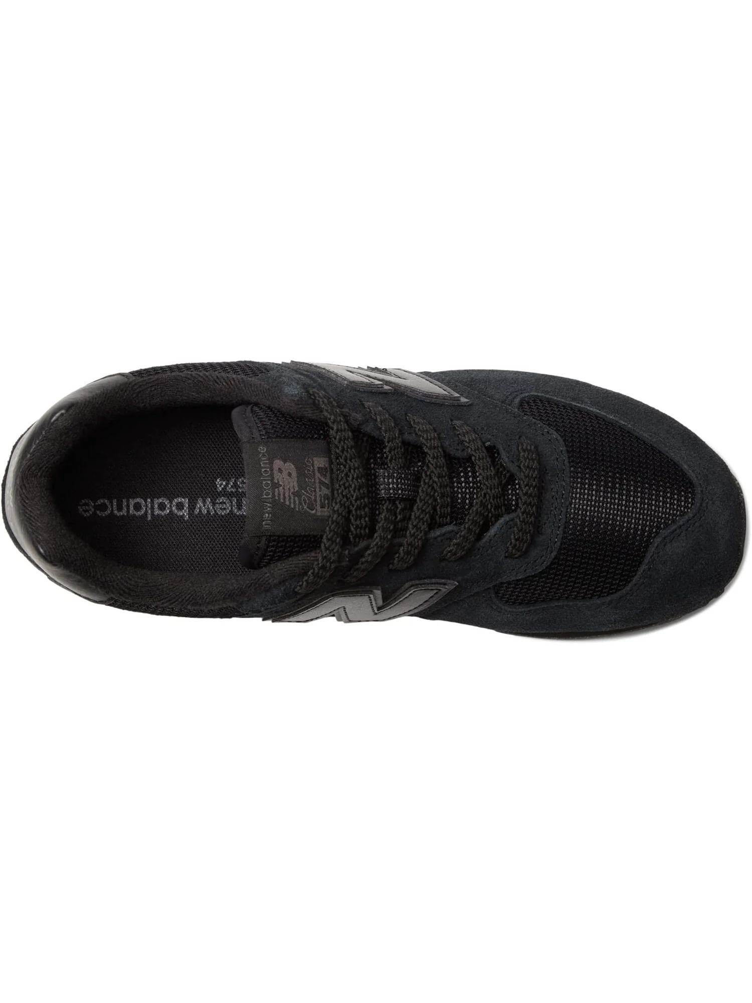 Кроссовки 574 Core New Balance — изображение 2 из 6, черный/черный
