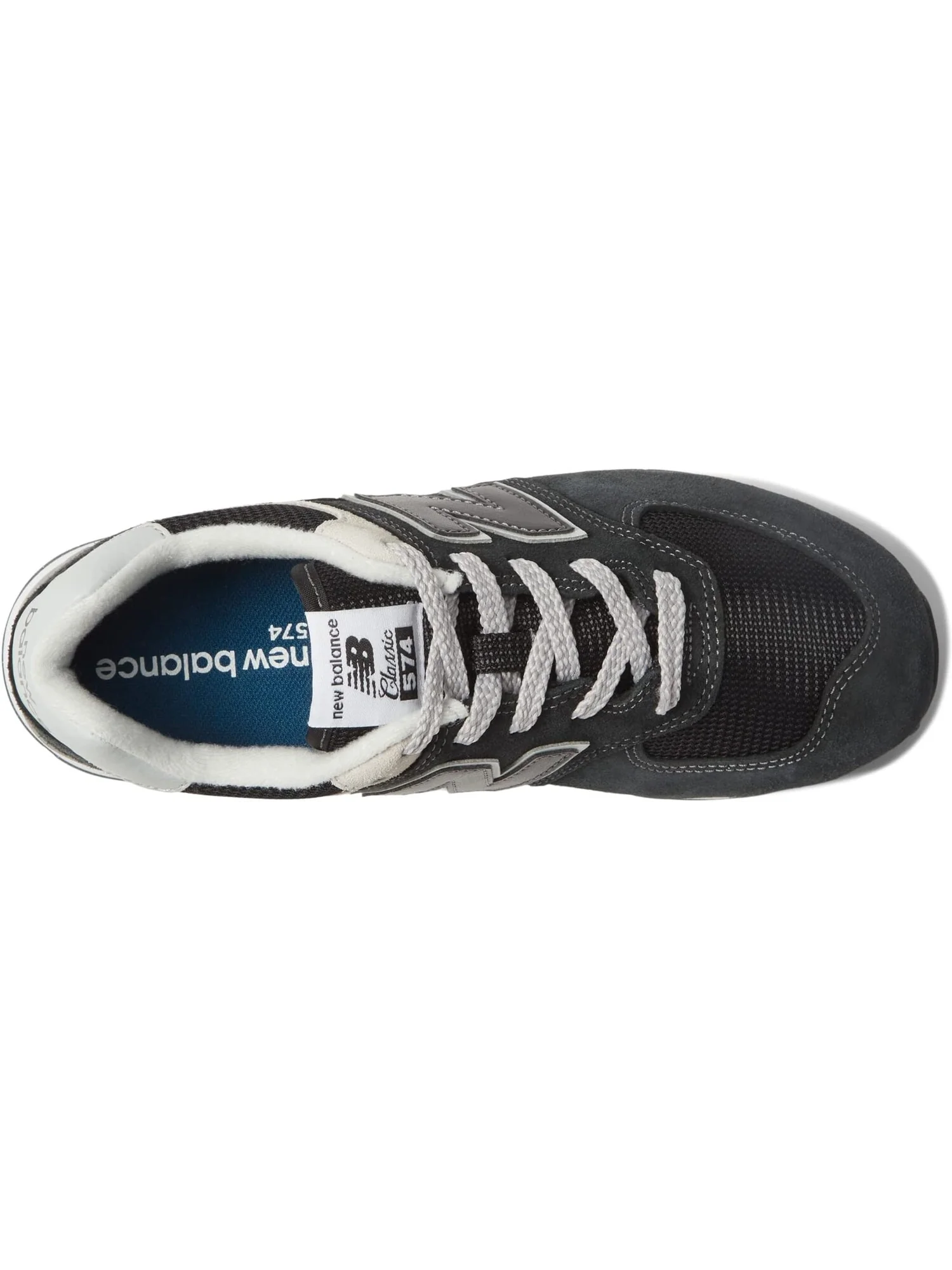 Кроссовки 574 Core New Balance — изображение 2 из 6, черный/белый