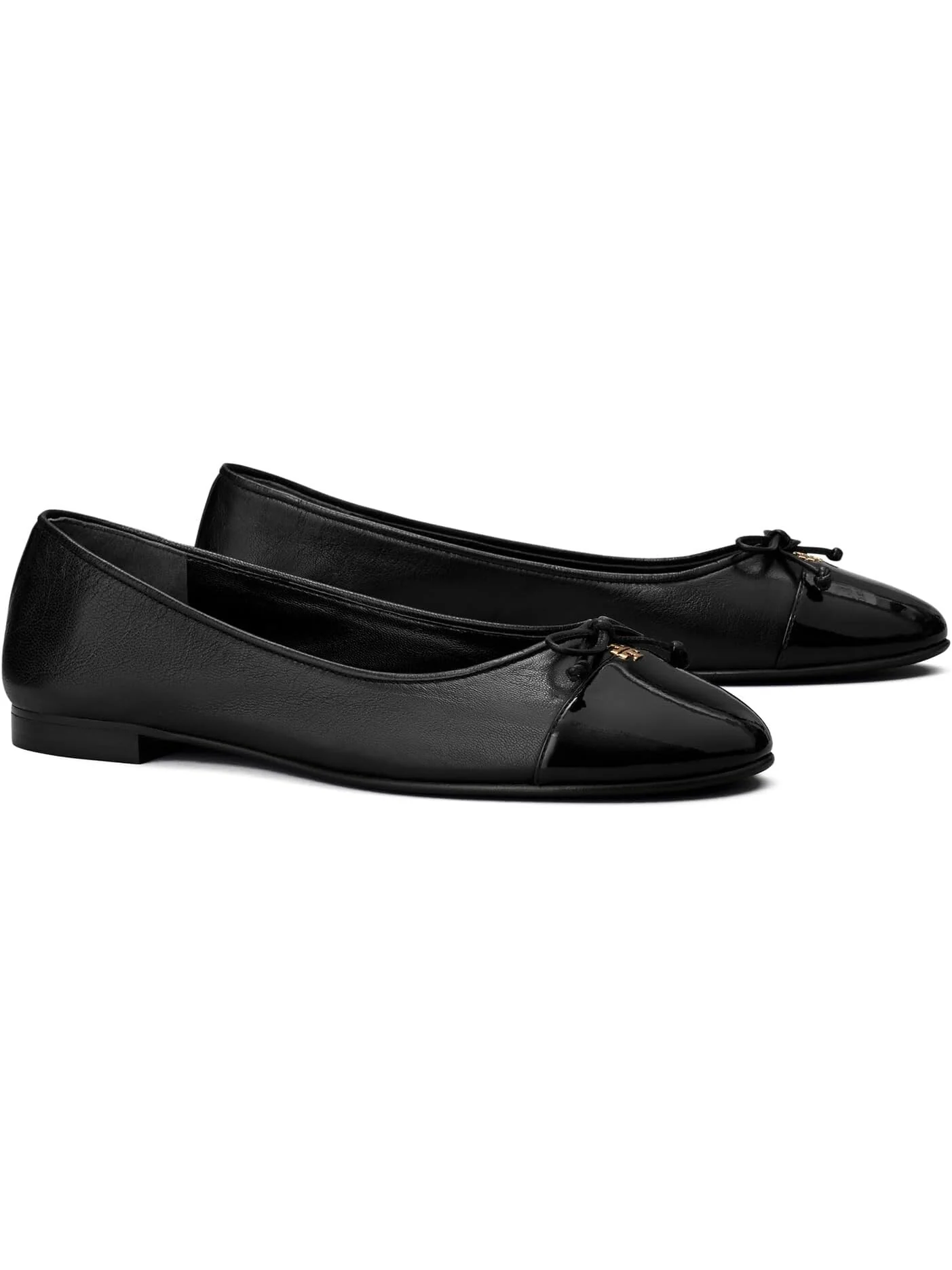 Балетки Cap-Toe Ballet Tory Burch — черный