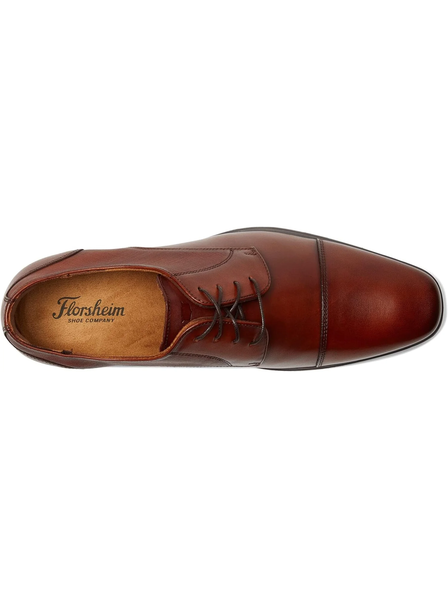 Оксфорды Florsheim Jackson Cap Toe — изображение 2 из 4, коричневый