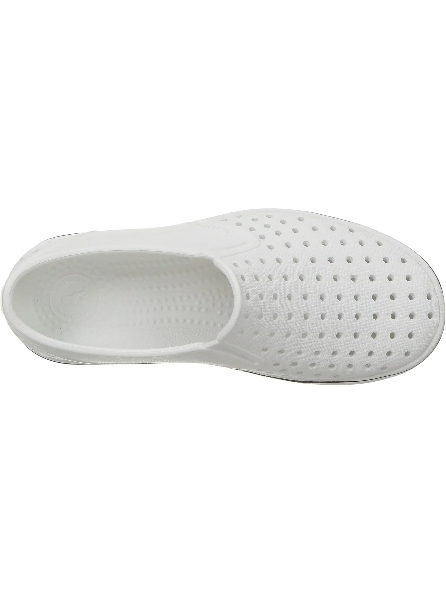 Кроссовки Miles Slip-On Sneakers Native Shoes Kids — изображение 2 из 7, белый/белый