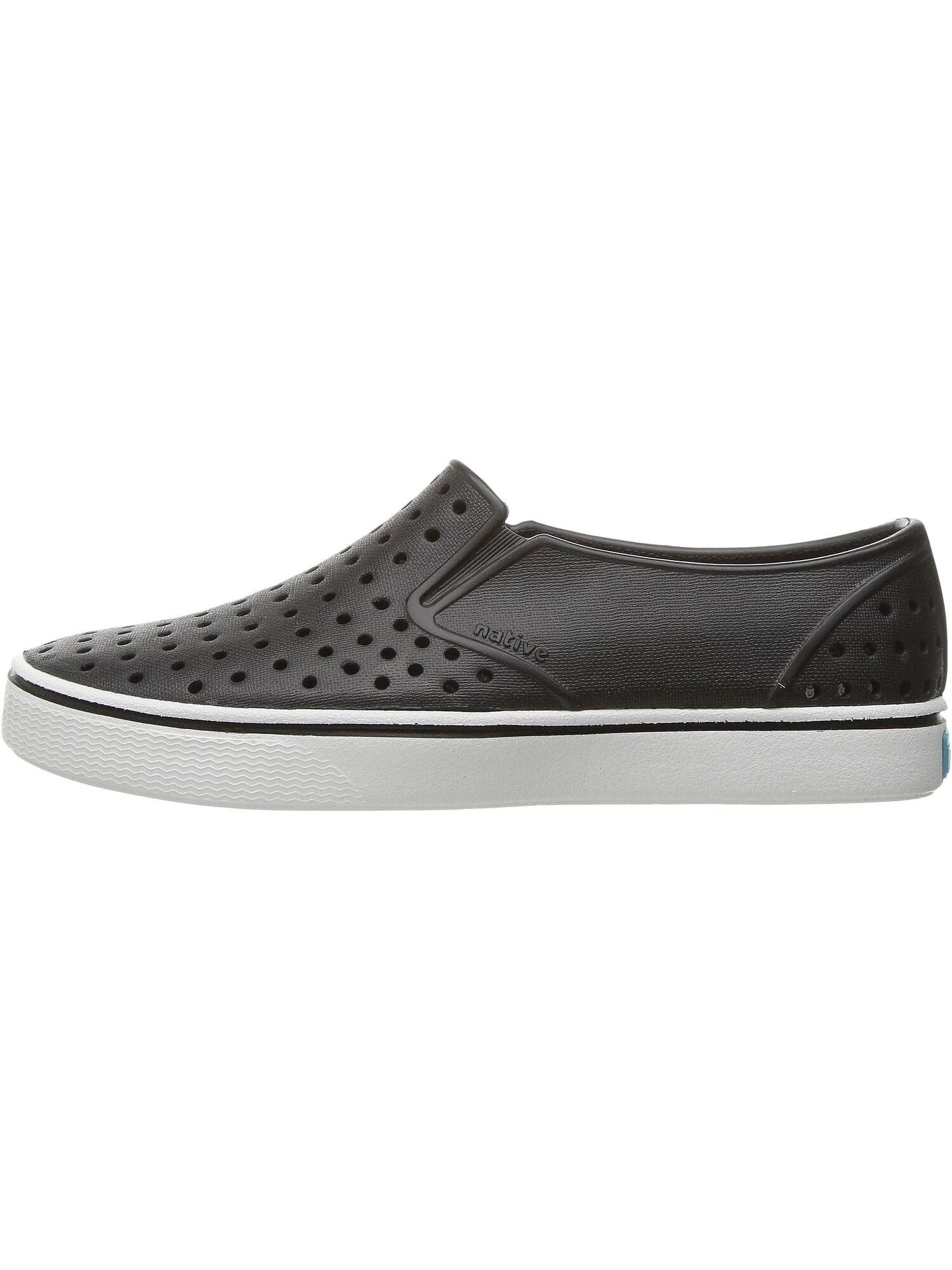 Кроссовки Miles Slip-On Sneakers Native Shoes Kids — изображение 4 из 7, черный/белый